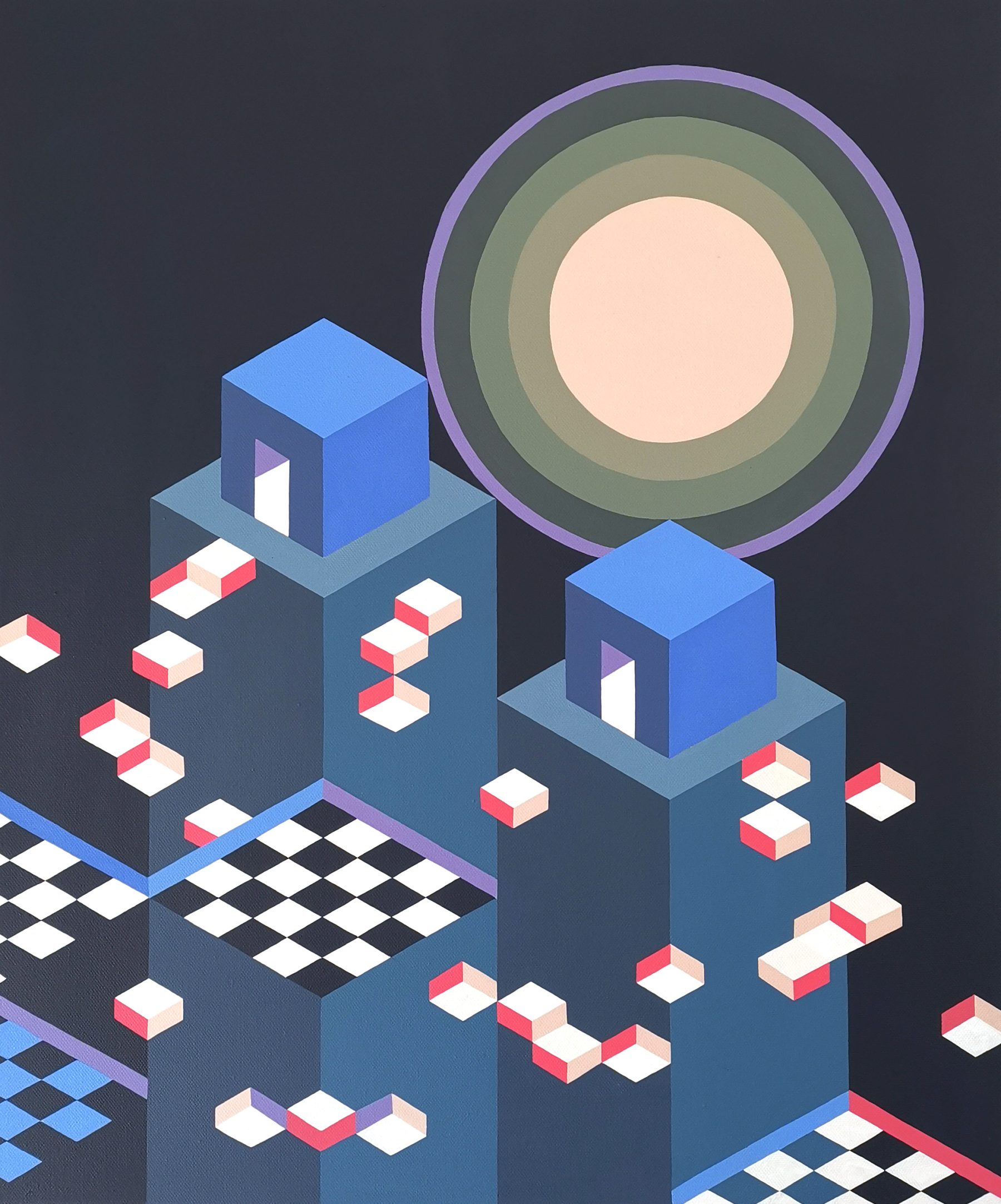 Min Ray Castles In The Sky 5 Op Art Full 1800x2165