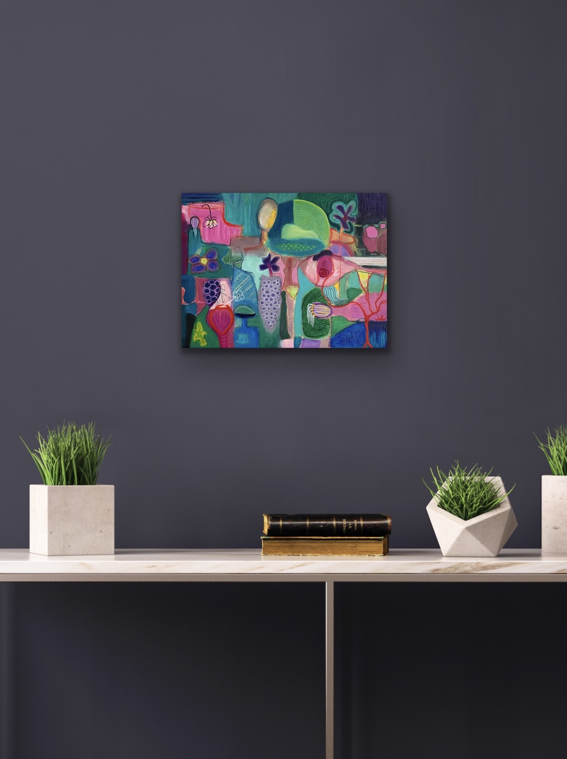 Is It Jazz Insitu Purple Wall (2)