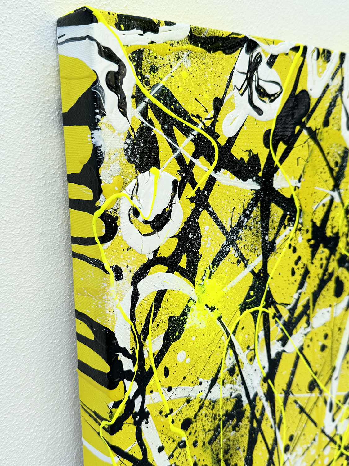 Beehive Original Abstract By Bridget Bradley Top Right