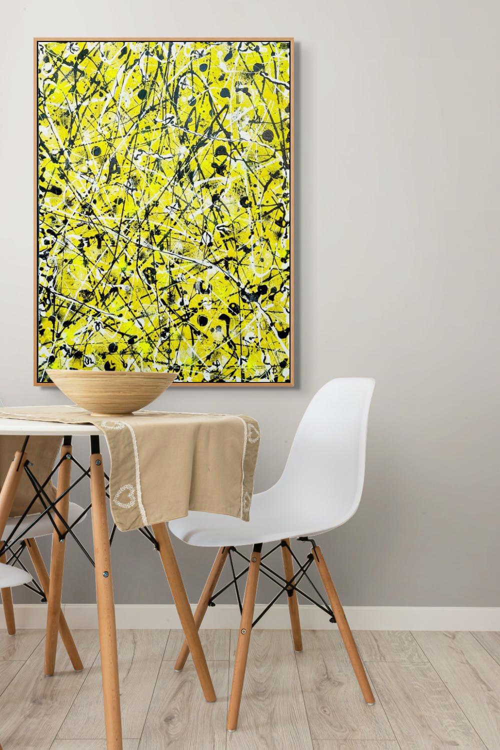 Beehive Original Abstract Painting By Bridget Bradley In Situ