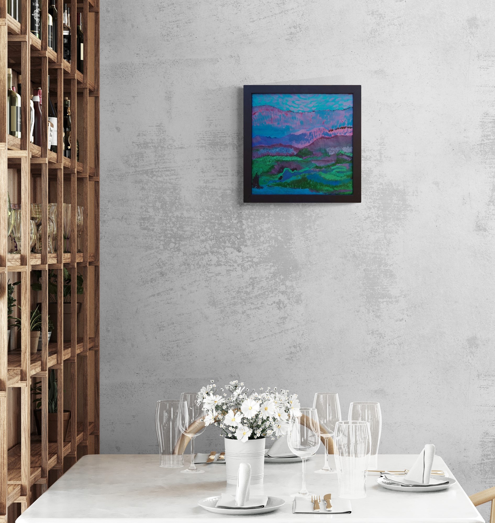 Restaurant Table Setting With Outside Views 2