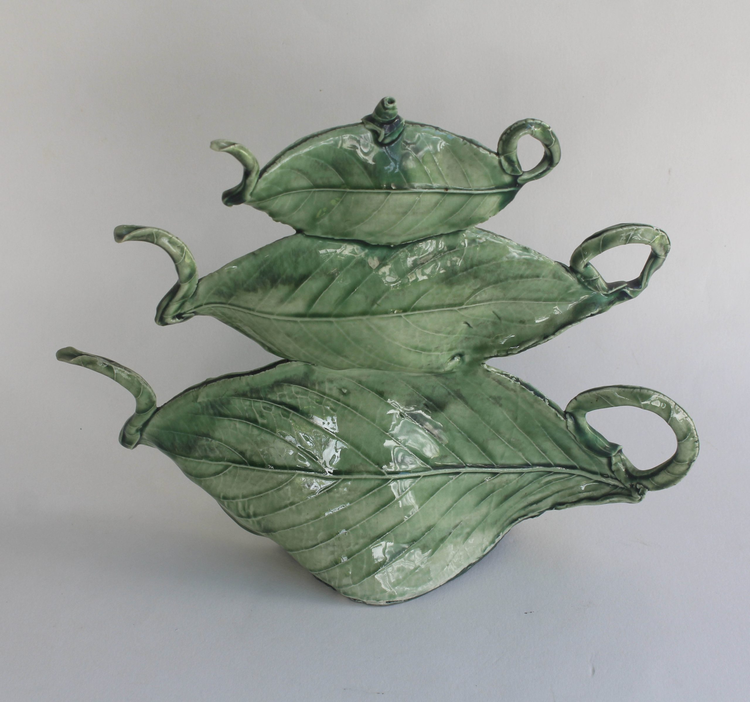 Three Tea Leaves1 Carol Forster Art Lovers Australia