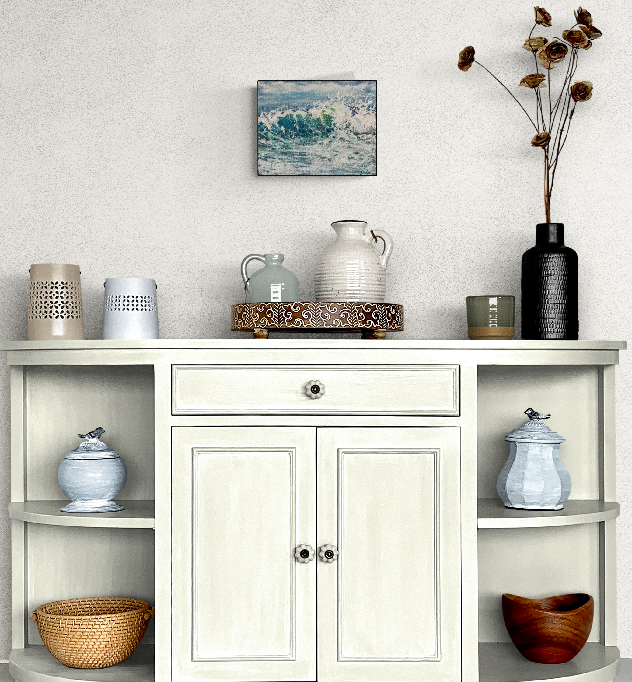 Rustic Farmhouse Cabinet (1)