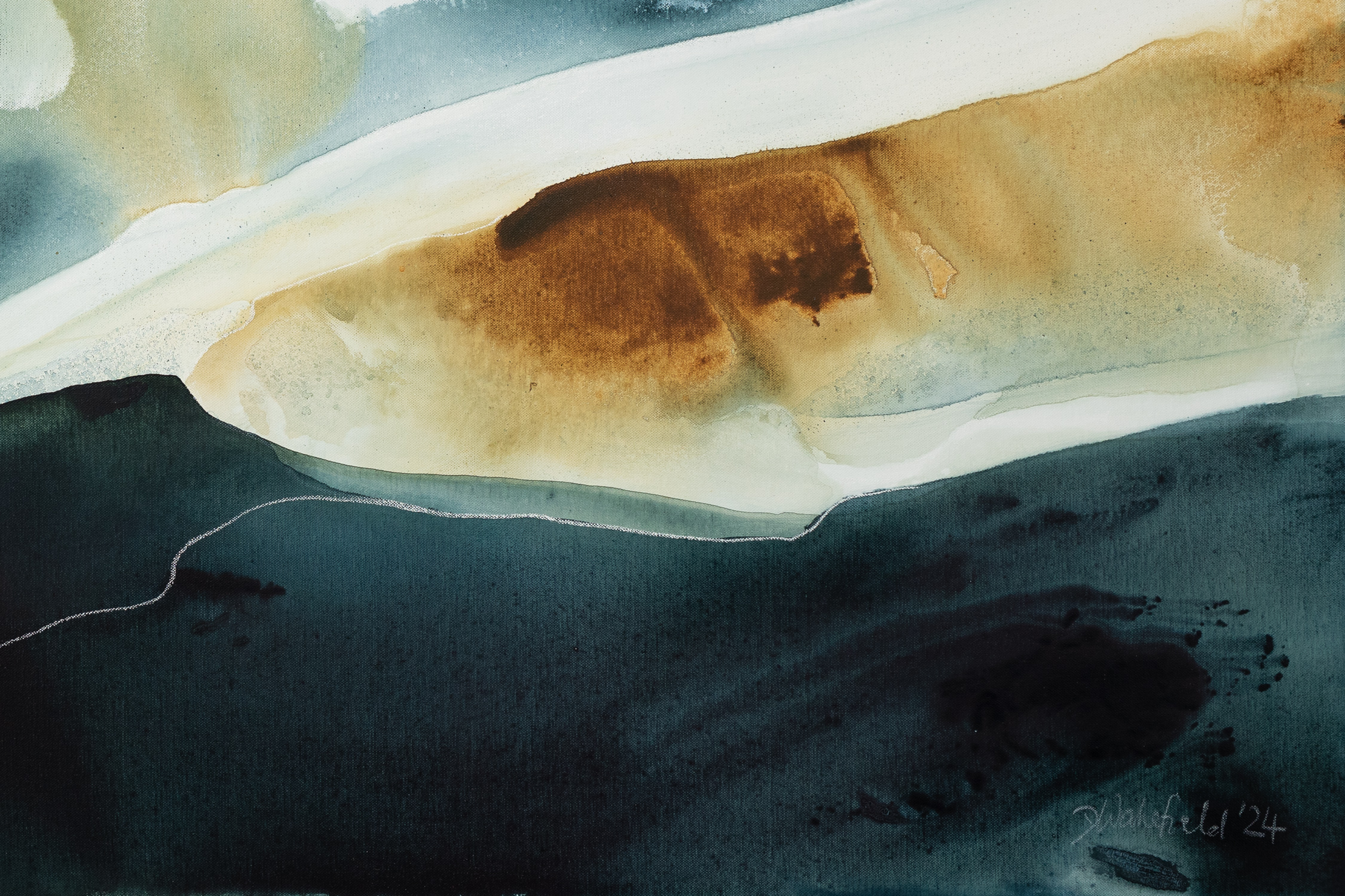 Pentewan Beach (signature)