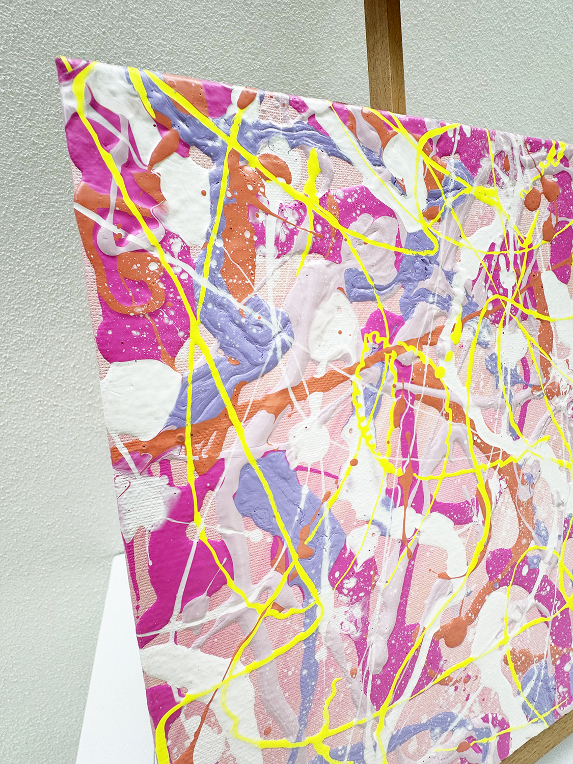 Cupcake I Original Art By Bridget Bradley Top Right Canvas