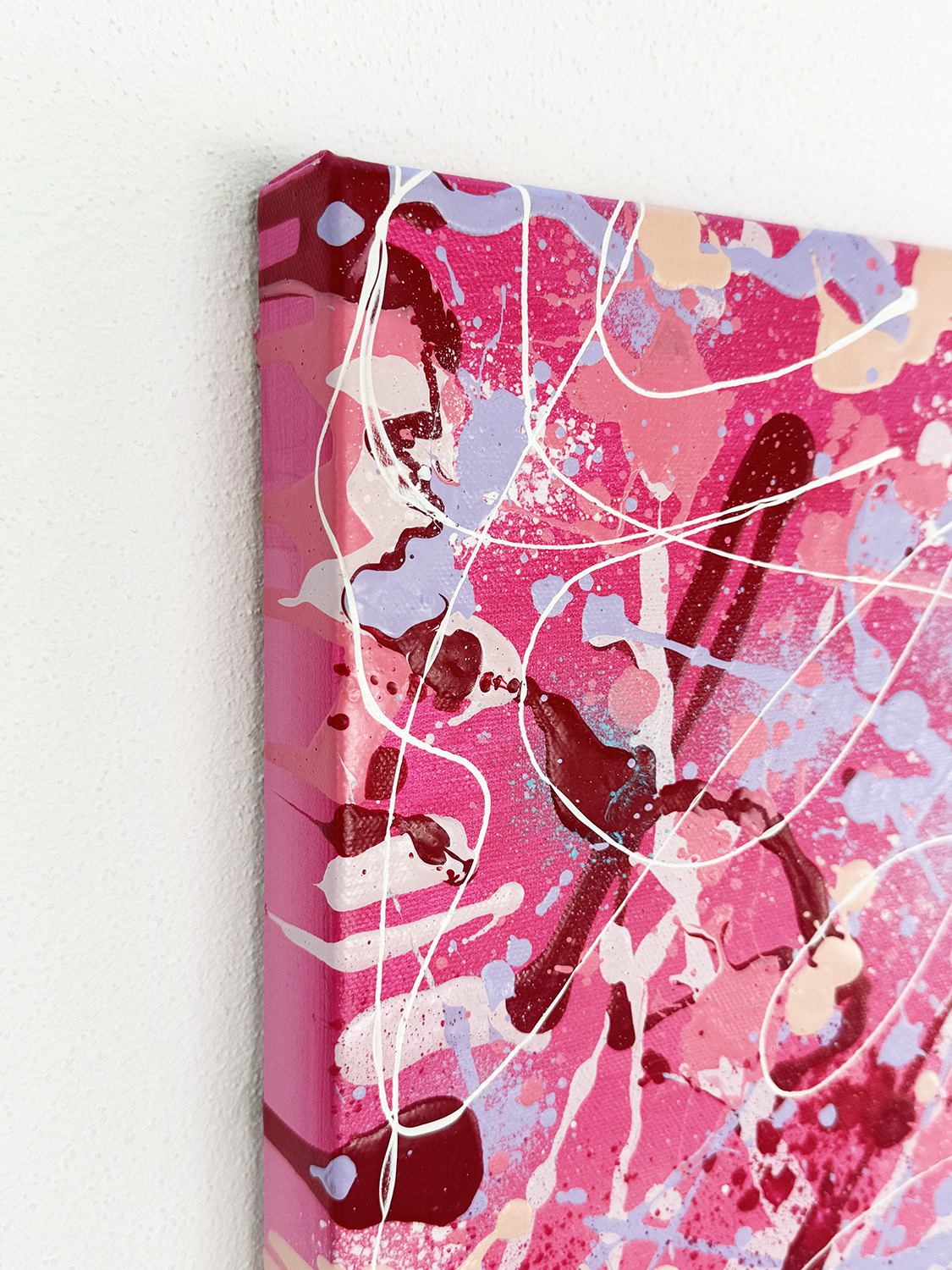 Self Love Original Abstract By Bridget Bradley Top Left Edge