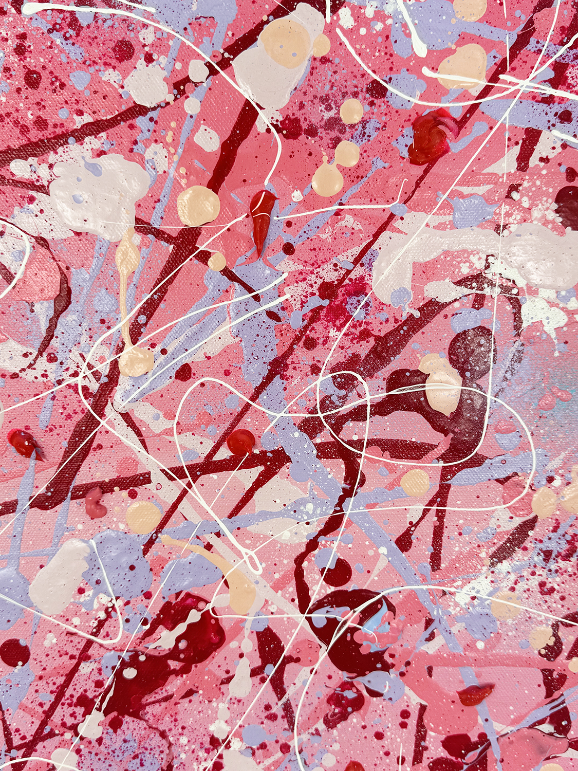 Self Love Original Abstract By Bridget Bradley Close Up