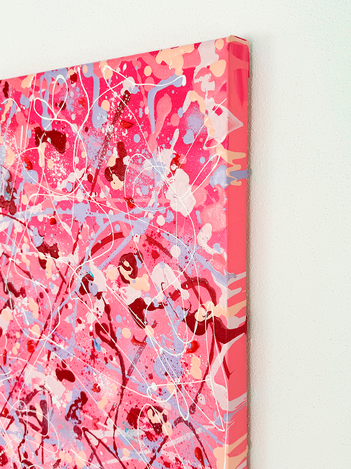 Self Love Original Abstract By Bridget Bradley Left Top Edge