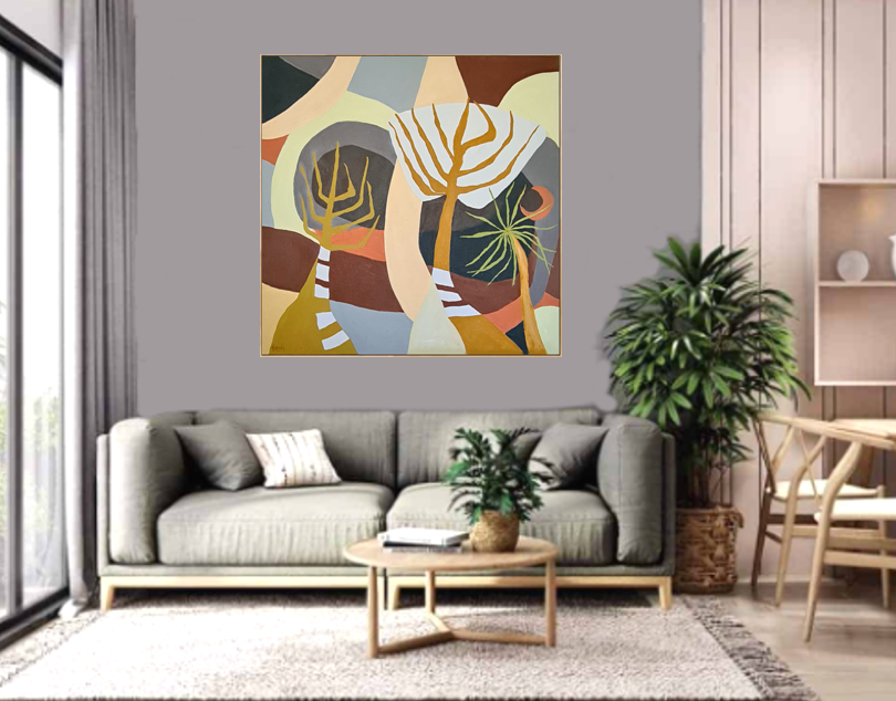 Stylised Landscape Ii By Susanne Bianchi Lounge 3