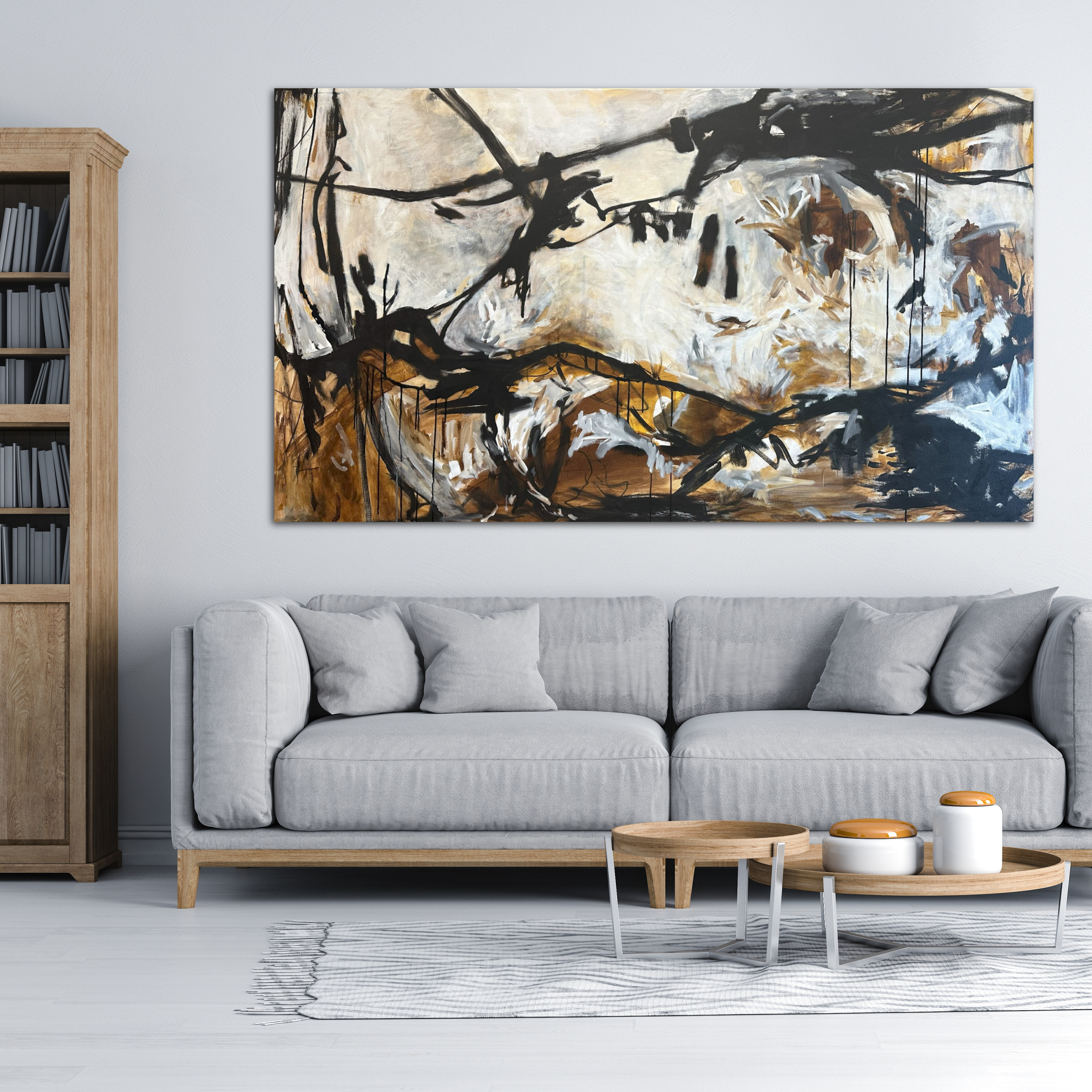 3d Render Of Beautiful Clean Interior