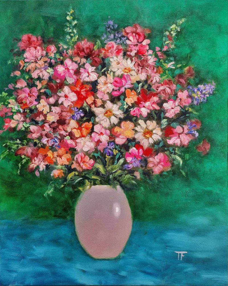 Arrangement in the Emerald Room