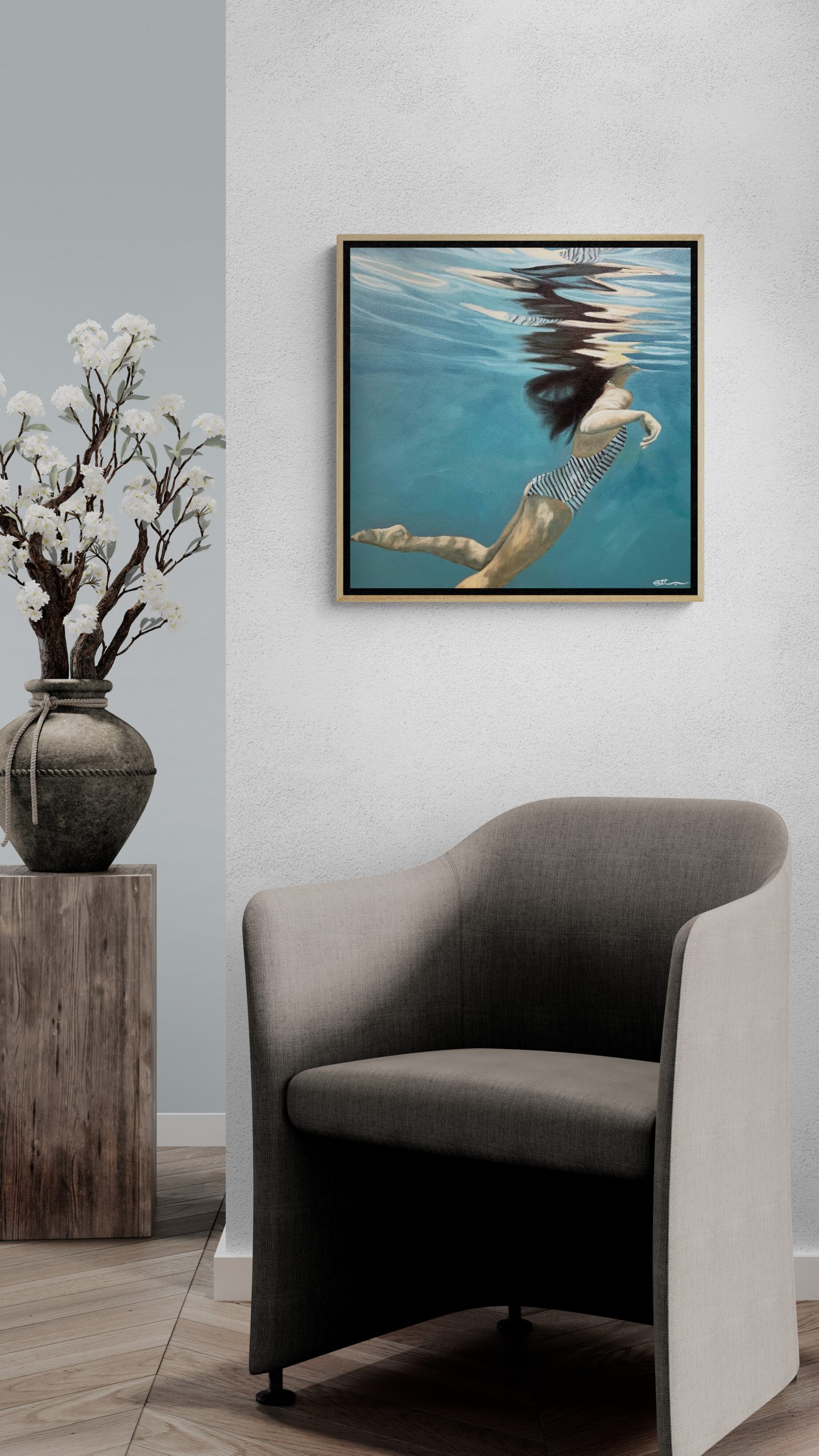 Still Water On Wall 1