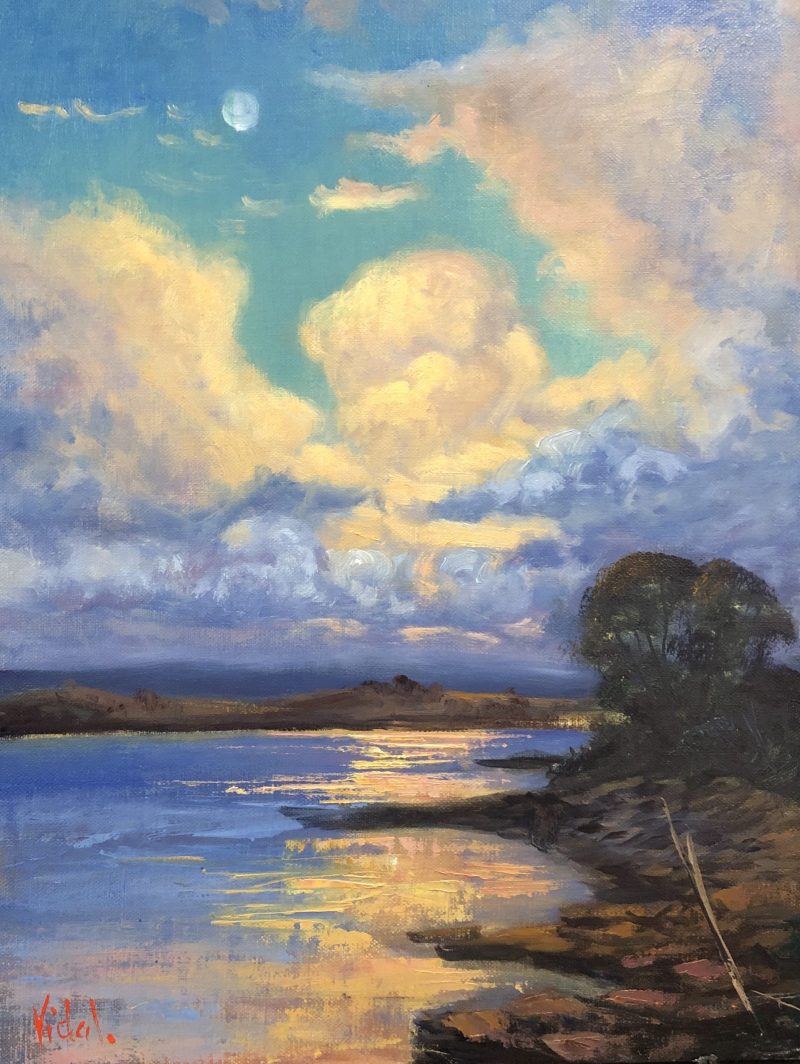 Sunset Cloud and reflections