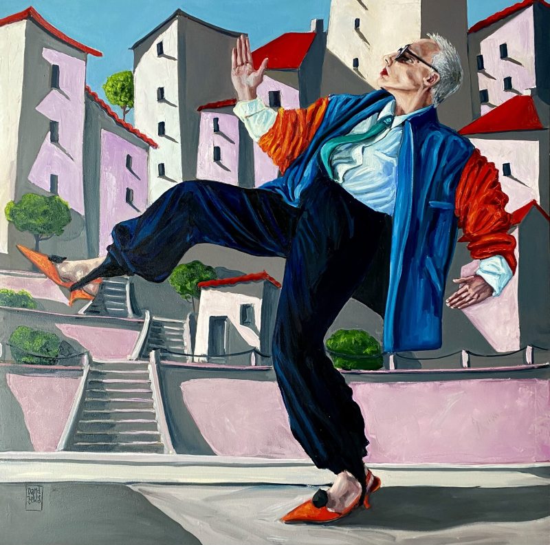 Box with Memories. Walking Through Empty Places