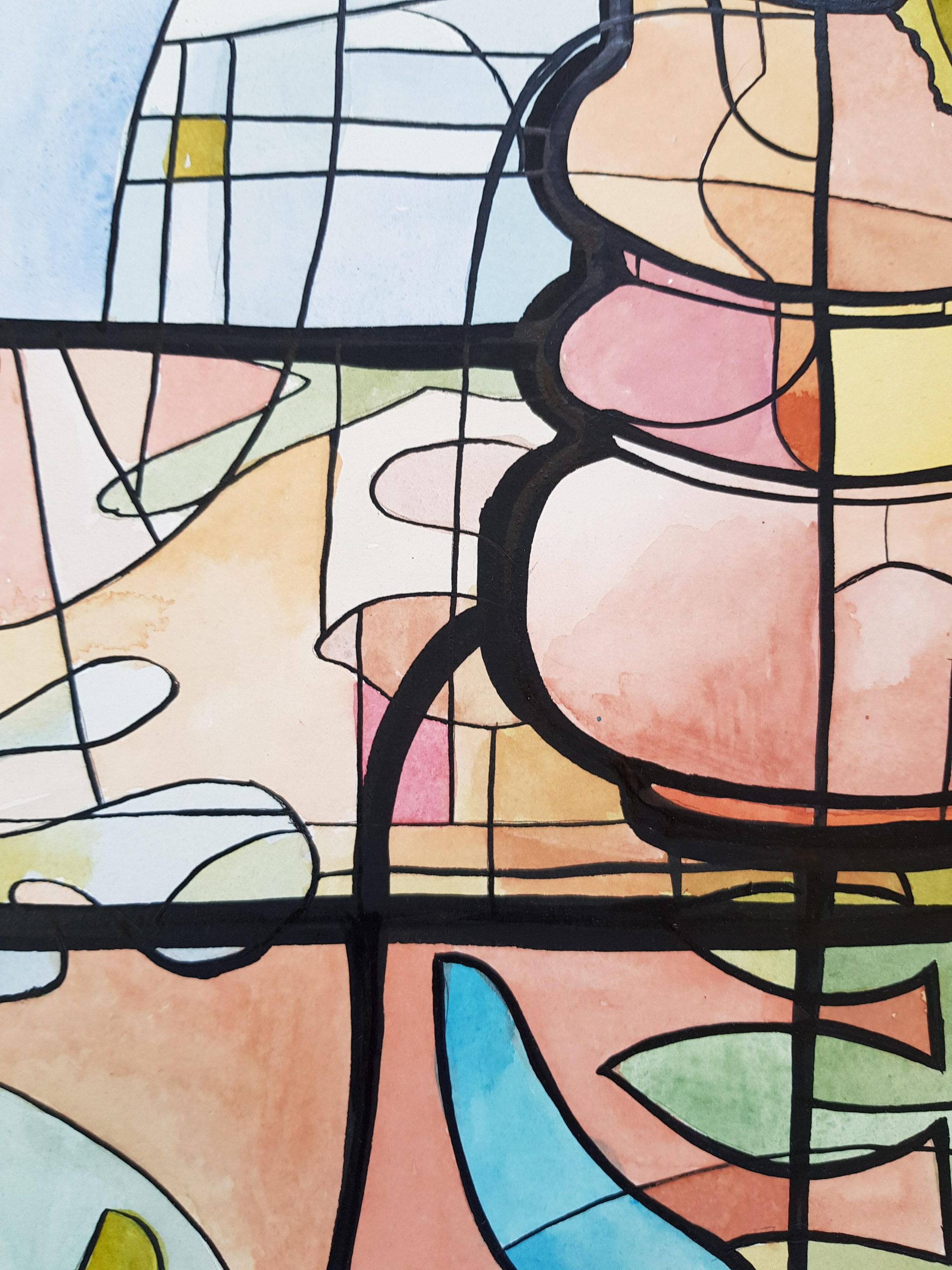 Clementine By Nicola Cowie Watercolour And Ink