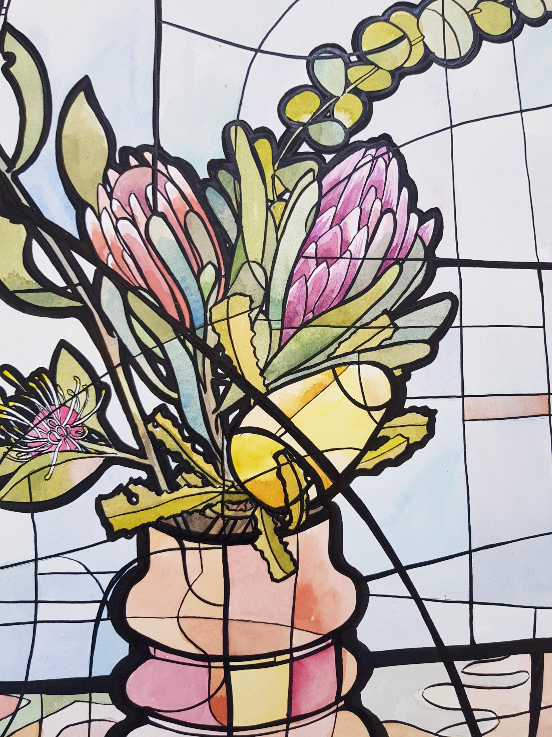 Clementine By Nicola Cowie Banksia Painting