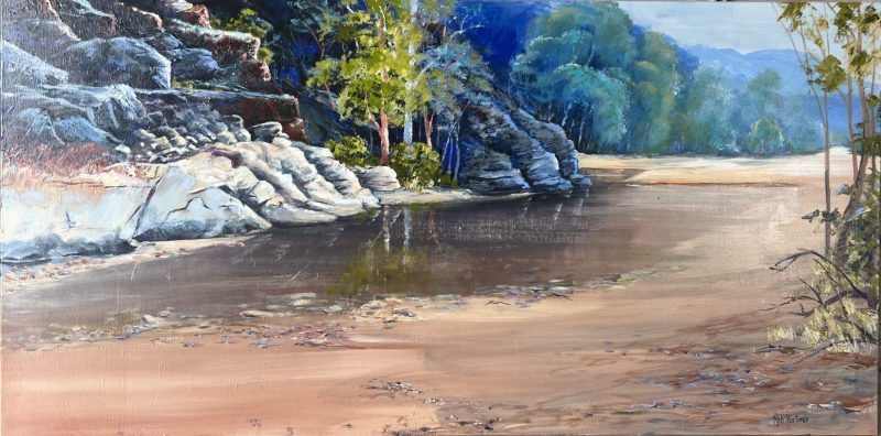 The waterhole in the ranges