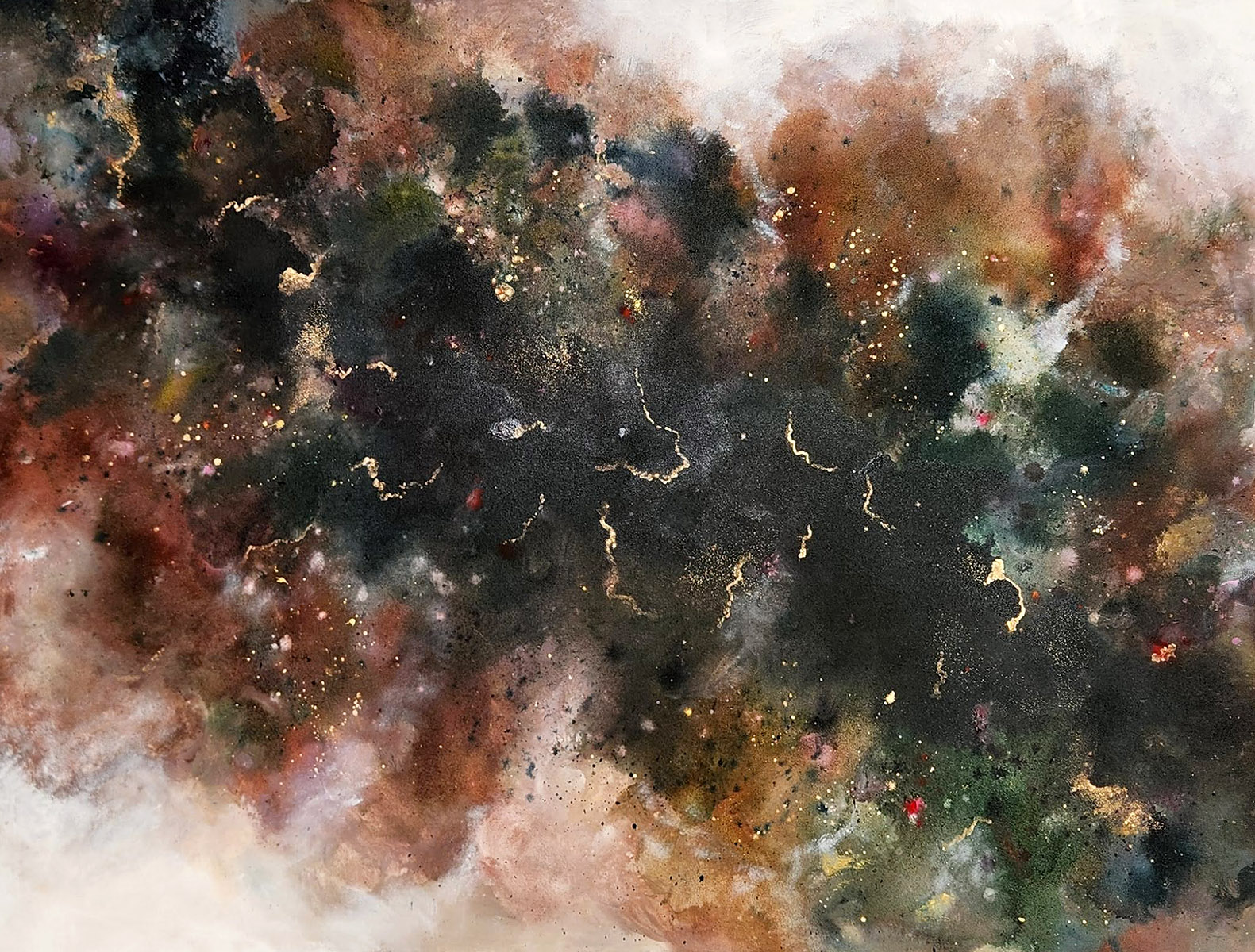 A Twinkle In The Forest Fern Siebler Art Lovers Australia Melbourne Gallery