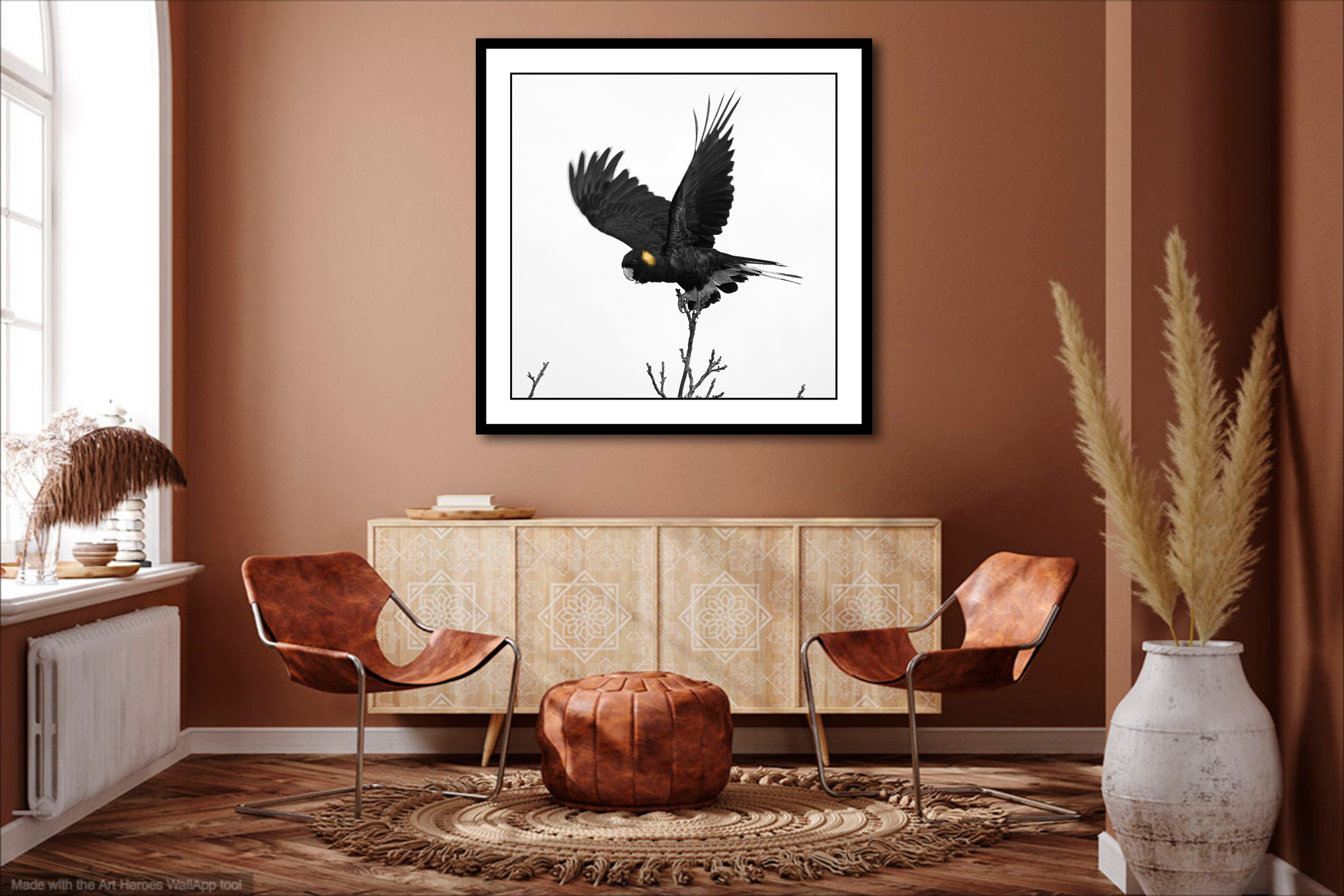 Black Cockatoo In Situ 3