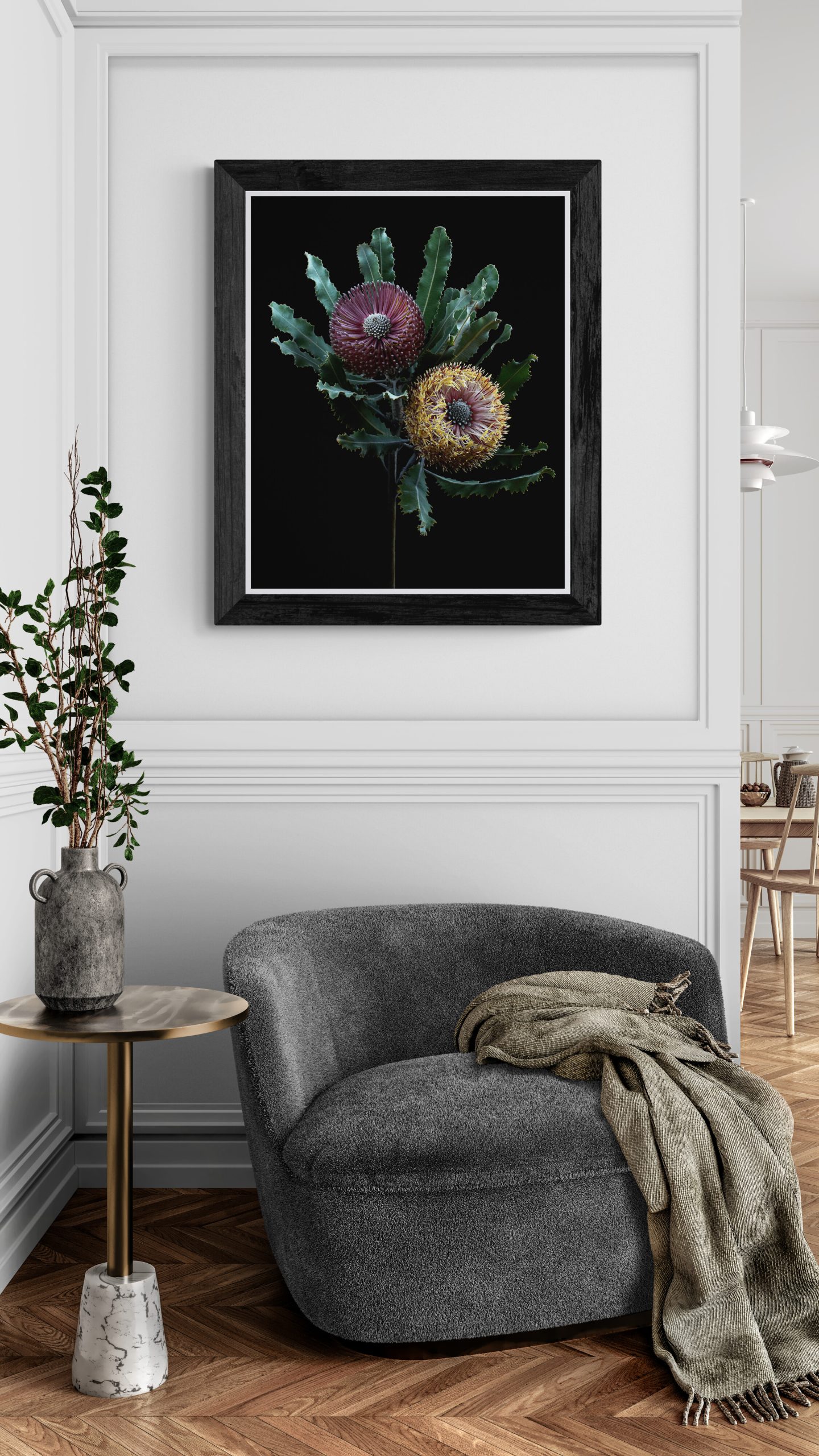 Living Room Corner With Fancy Armchair (3)