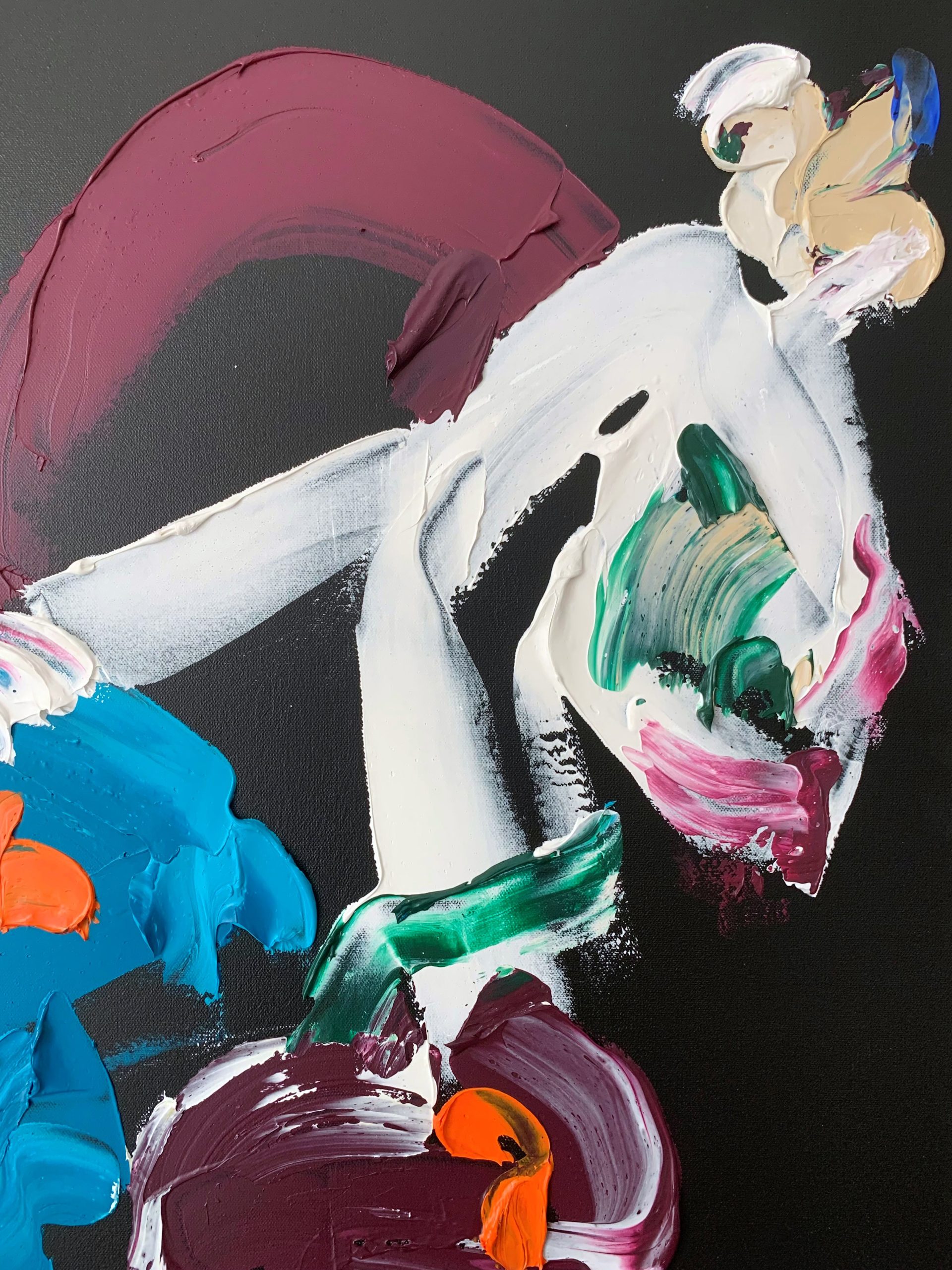 Close Up Paint Detail My Way I