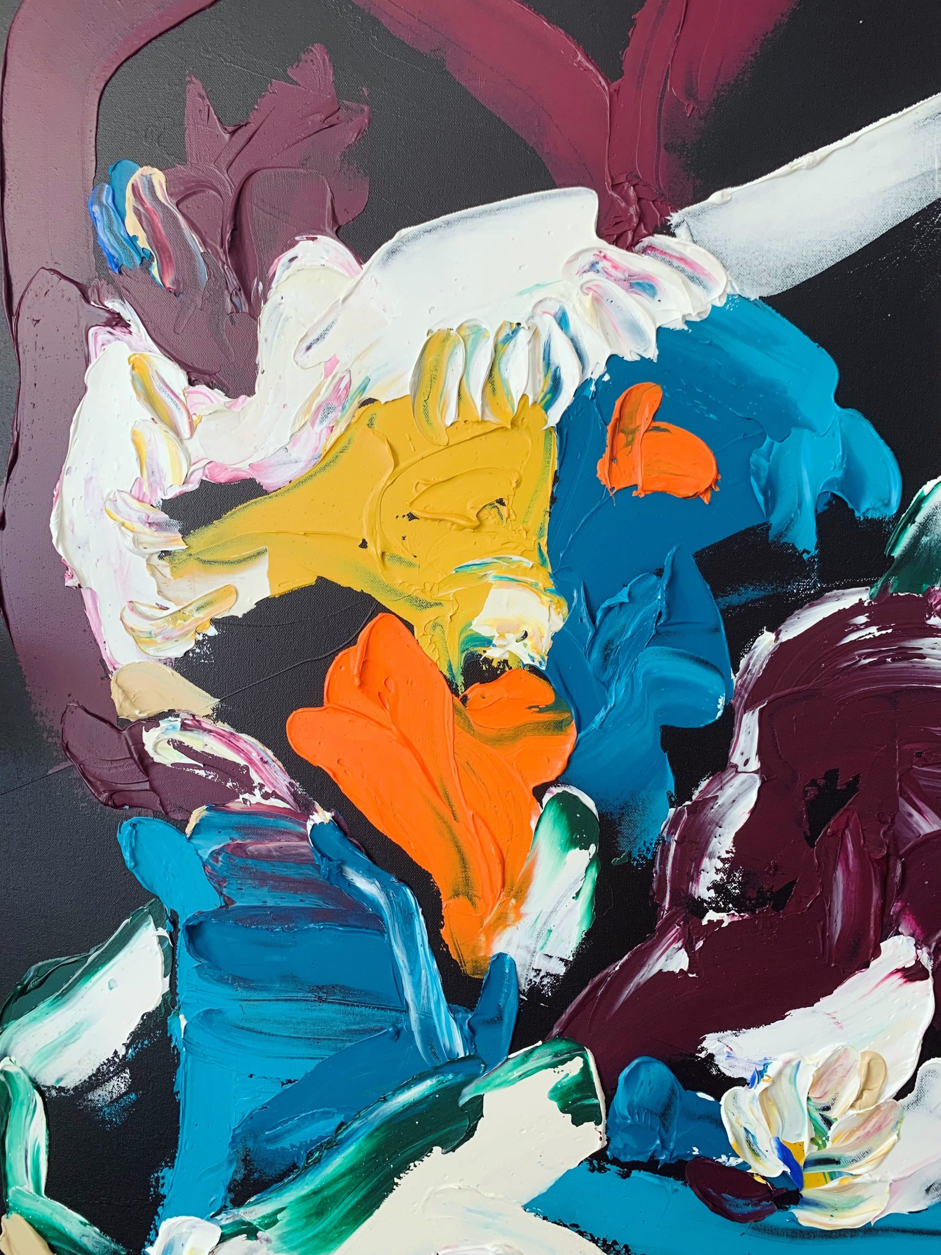 Close Up Paint Detail 1 My Way I