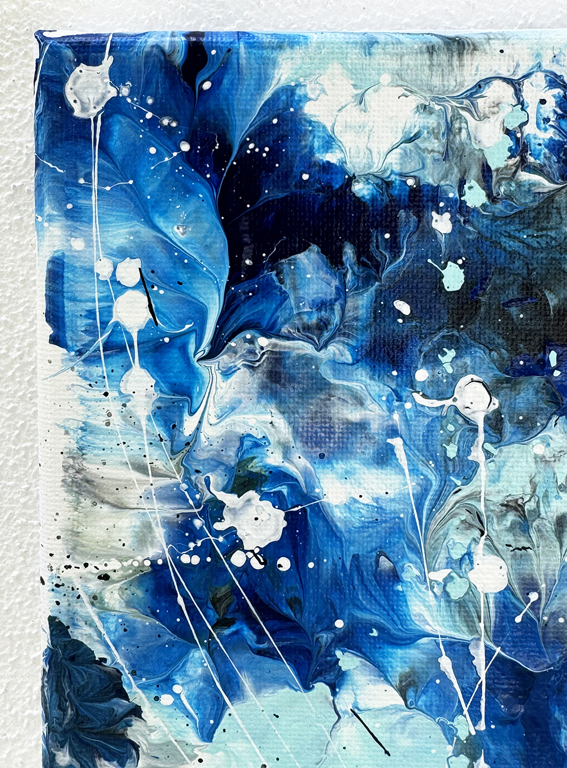 Azure Waters Ii Original Painting By Bridget Bradley Top Left Ca