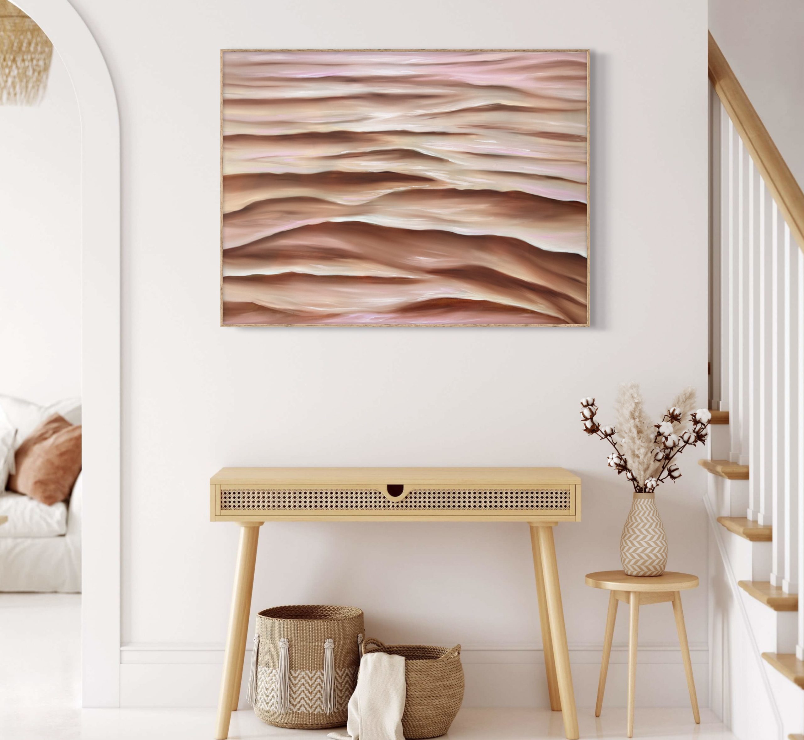 Coastal White And Timber Interior