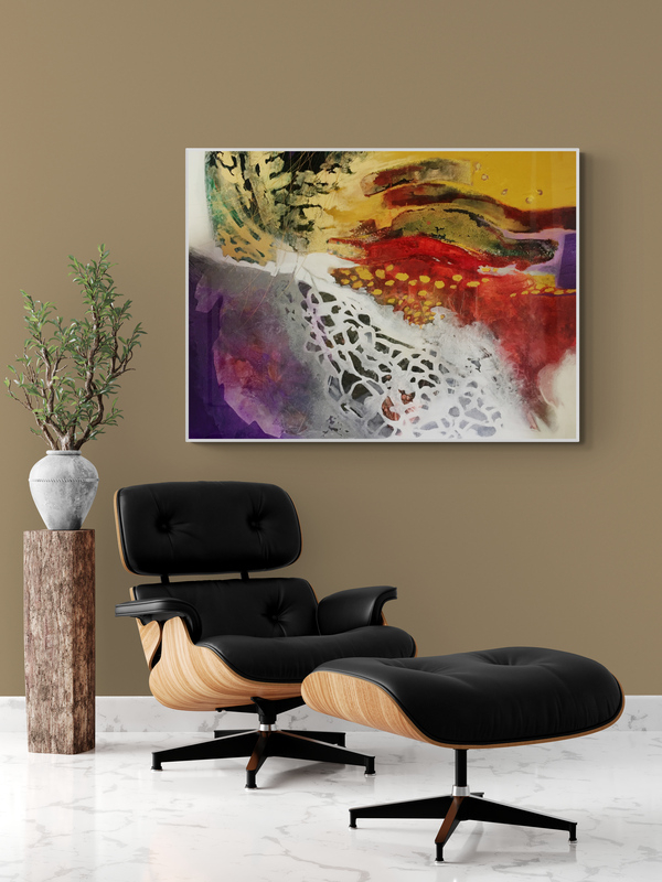 Room With Fancy Chair With Footstool (5)