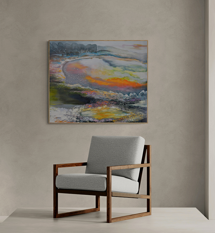 Retro Armchair Sitting On Platform