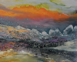 (detail)alone But Not Lonley 100x120cm $5800