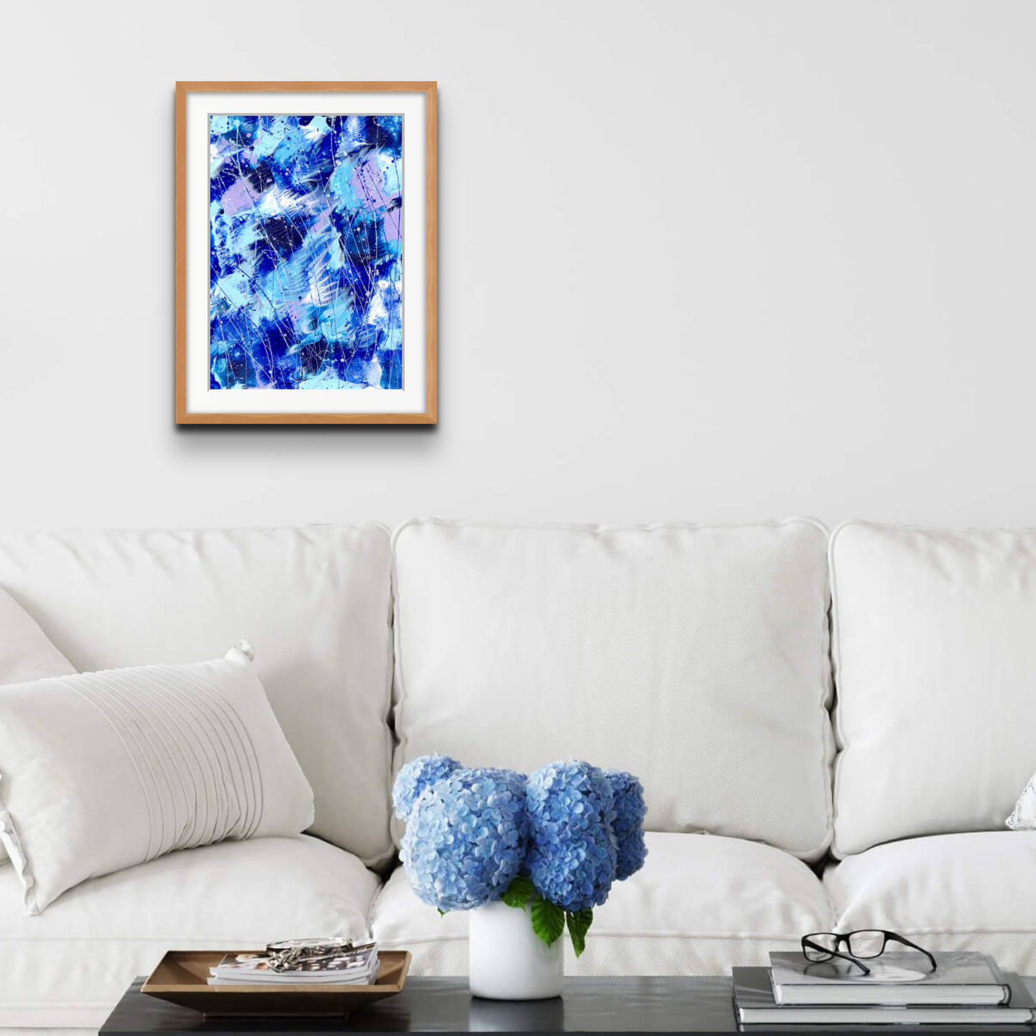 Butterfly 3 Original Abstract By Bridget Bradley In Living Room