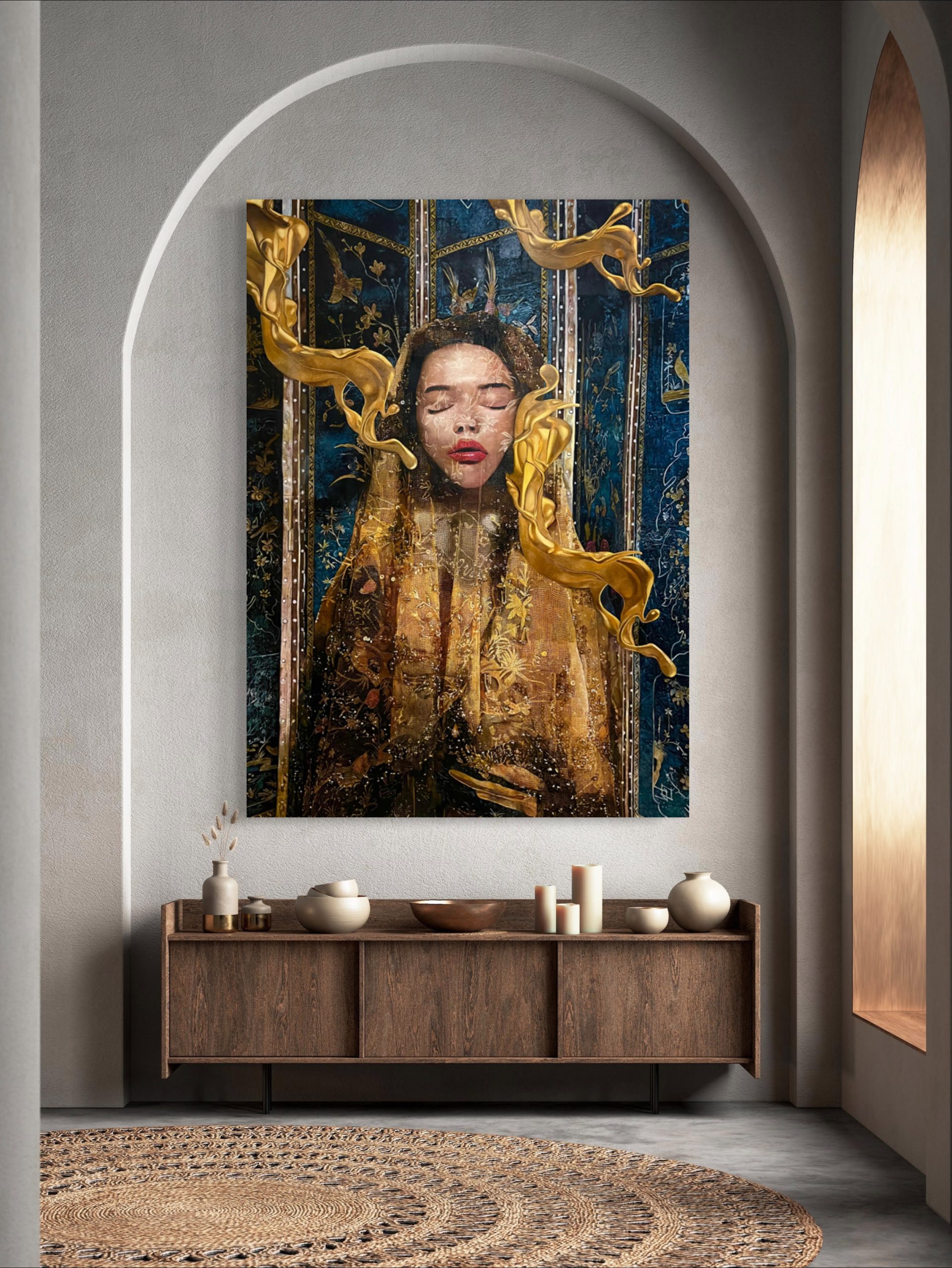 Jeska Valk Reformation Oil On Canvas 170x121cm Insitu