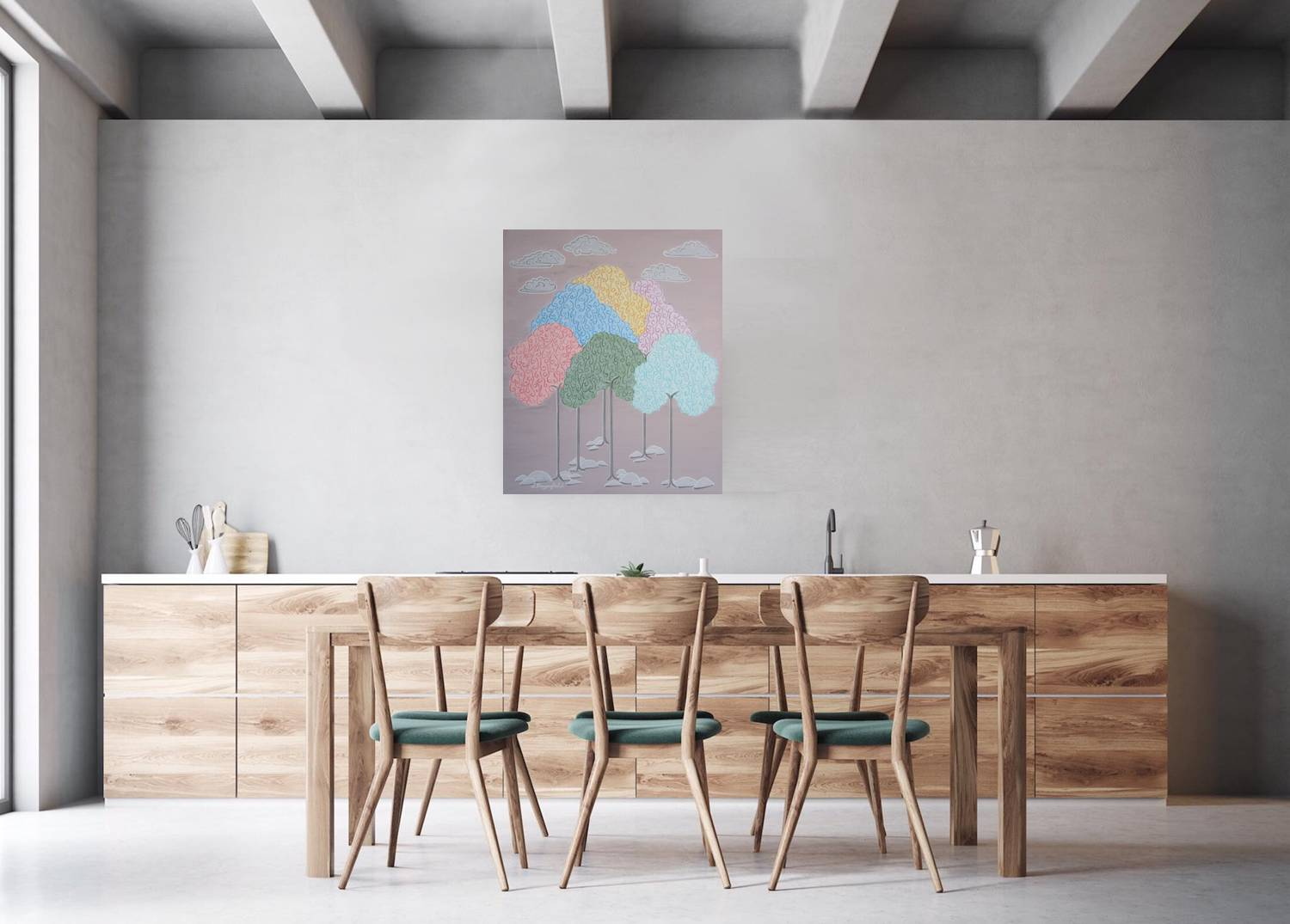 Arboreal Candy Floss In Situ 1