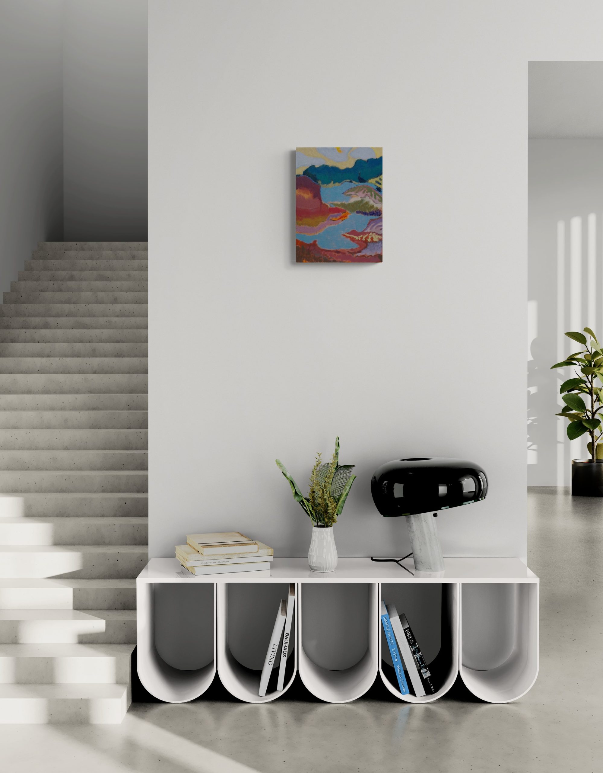 Contemporary Interior With Fancy Cabinet 2