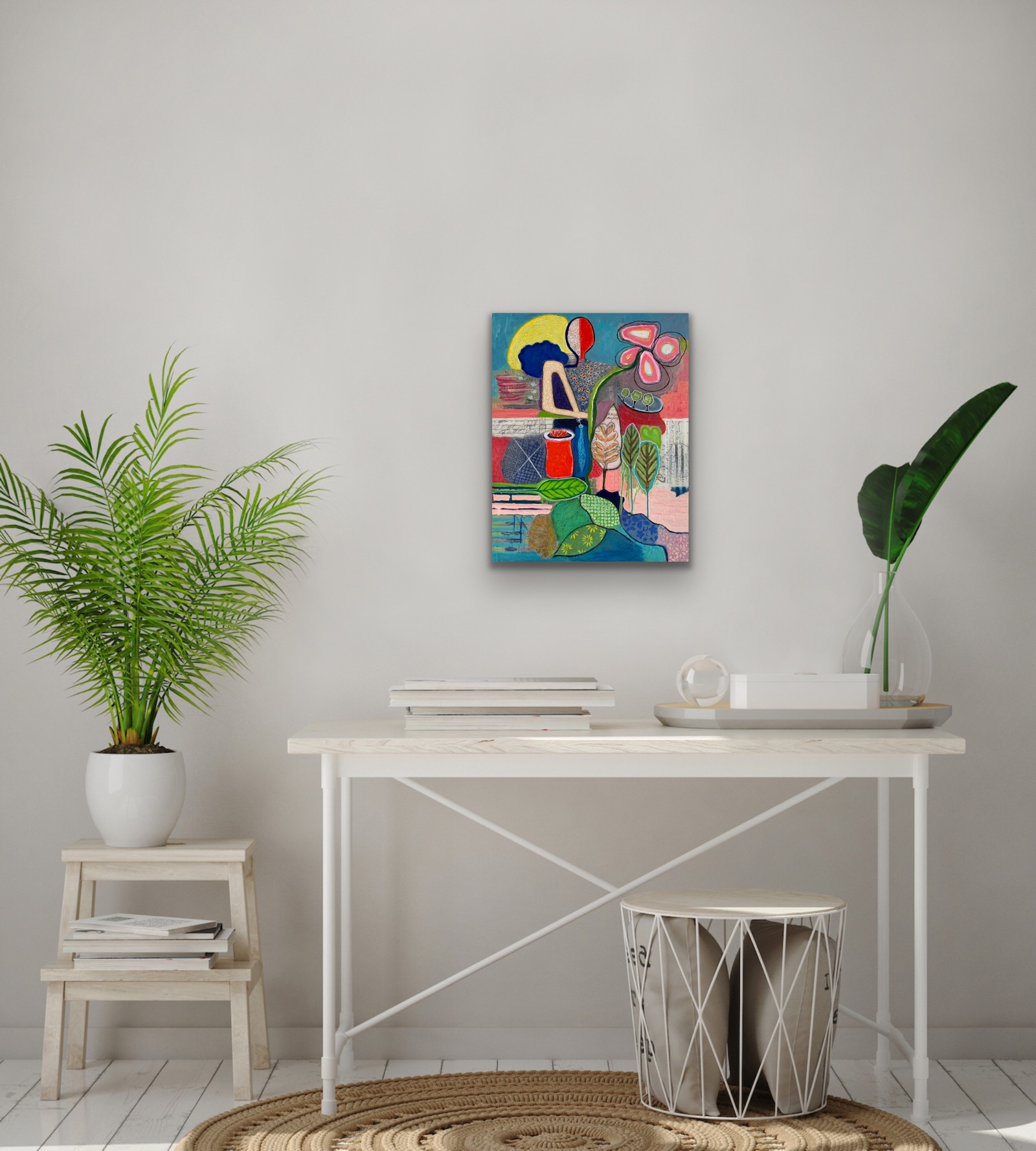 Falling Leaves Insitu Above Table