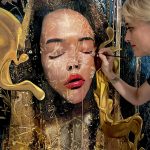 Jeska Valk Reformation Oil On Canvas 170x121cm Painting Close Up