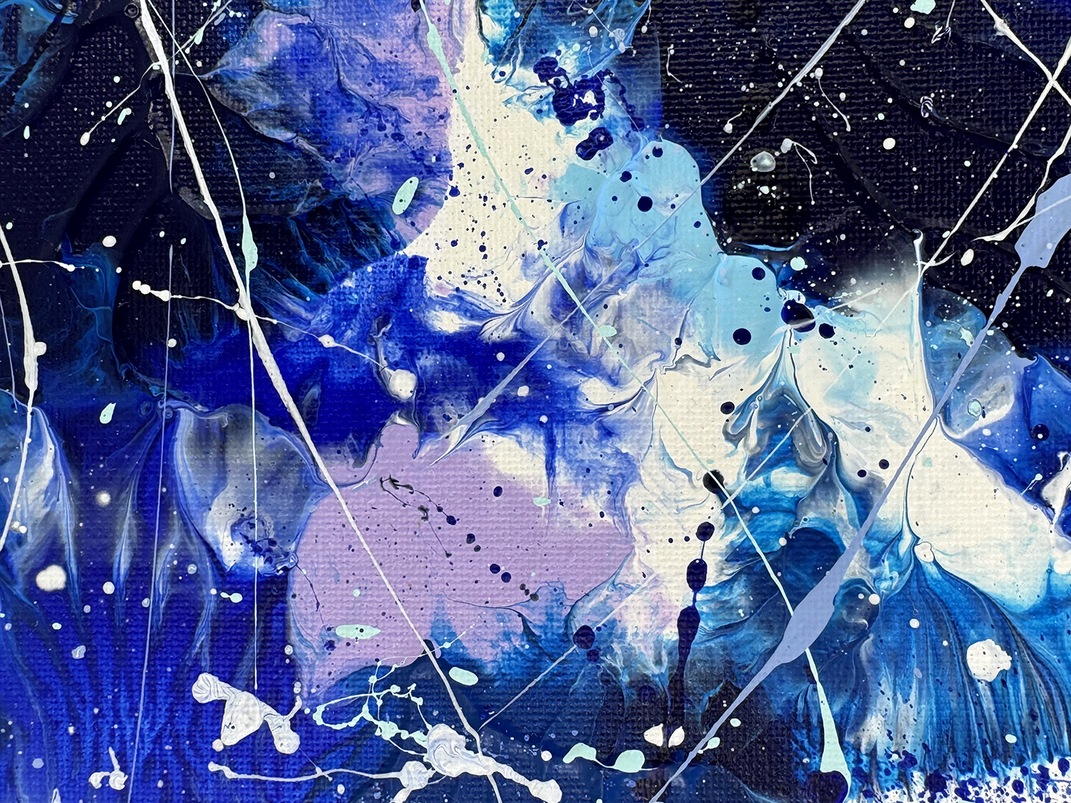 Ethereal Blue I Original Abstract By Bridget Bradley Details
