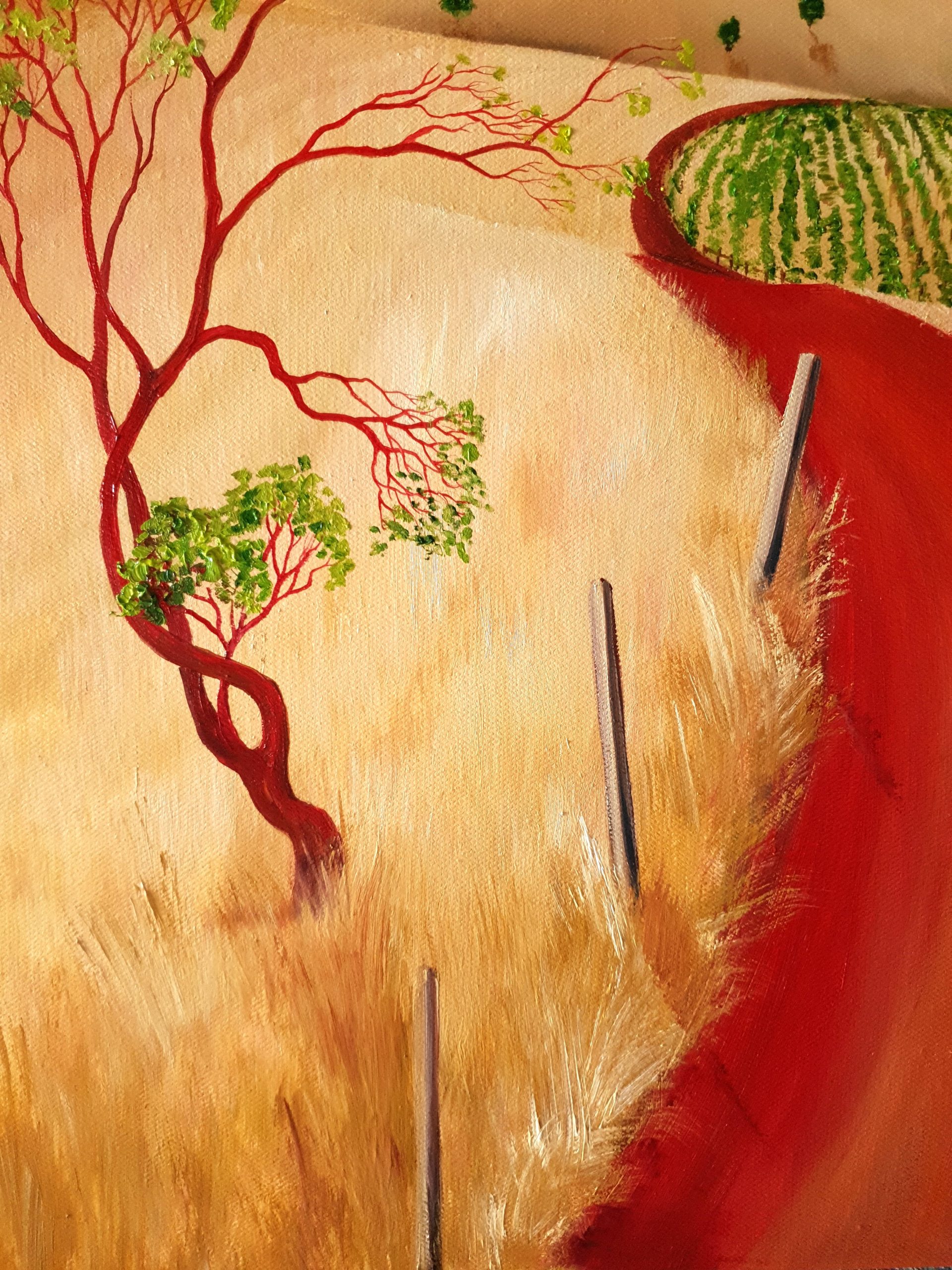 The Long Red Road Lucinda Leveille Art 1