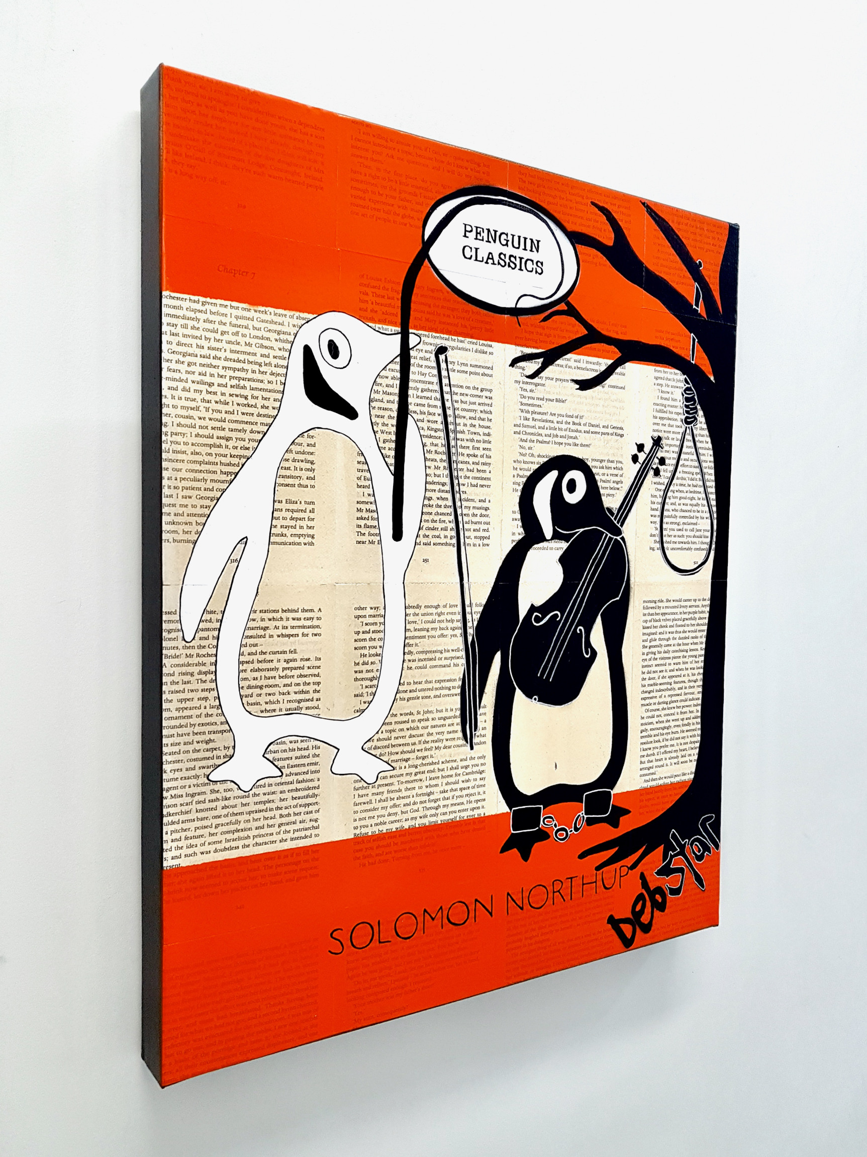 Penguin Book Classics 12 Years A Slave Pop Art Deborah Lang Art Urban Canvas 3