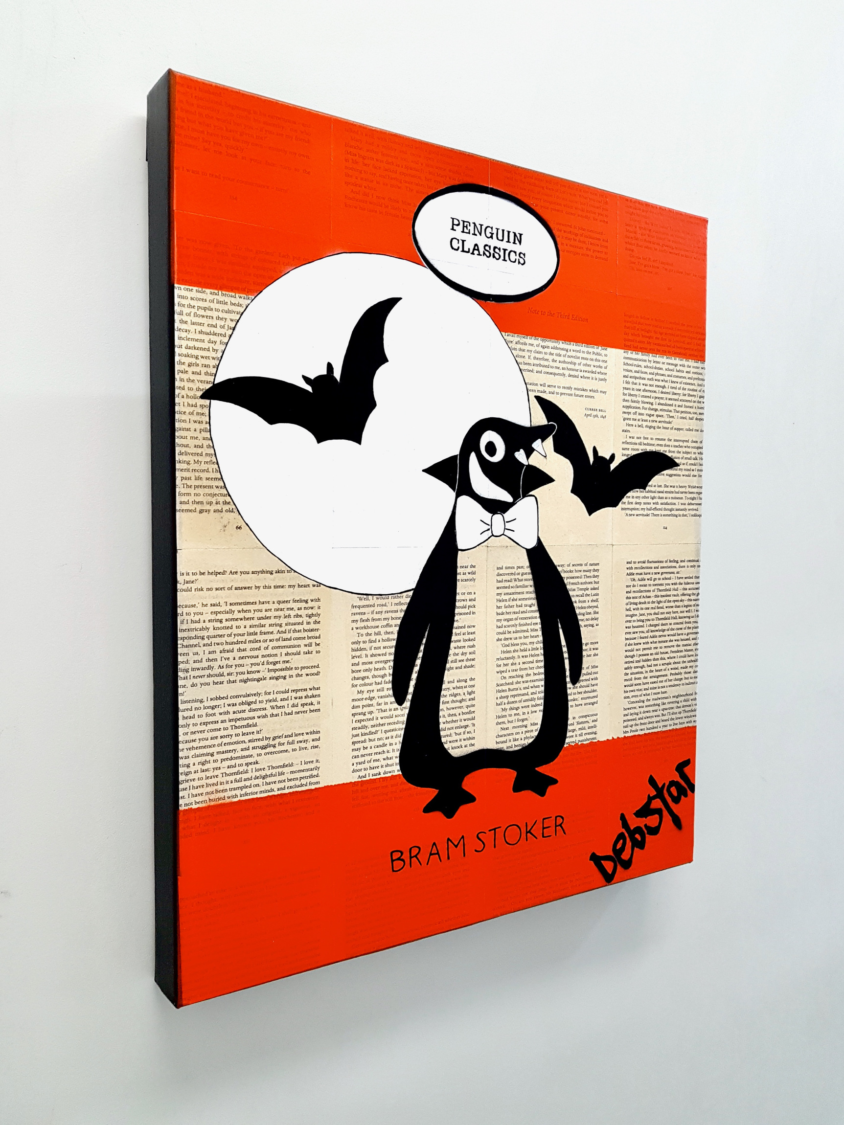 Penguin Book Classics Dracula Pop Art Deborah Lang Art Urban Canvas 3