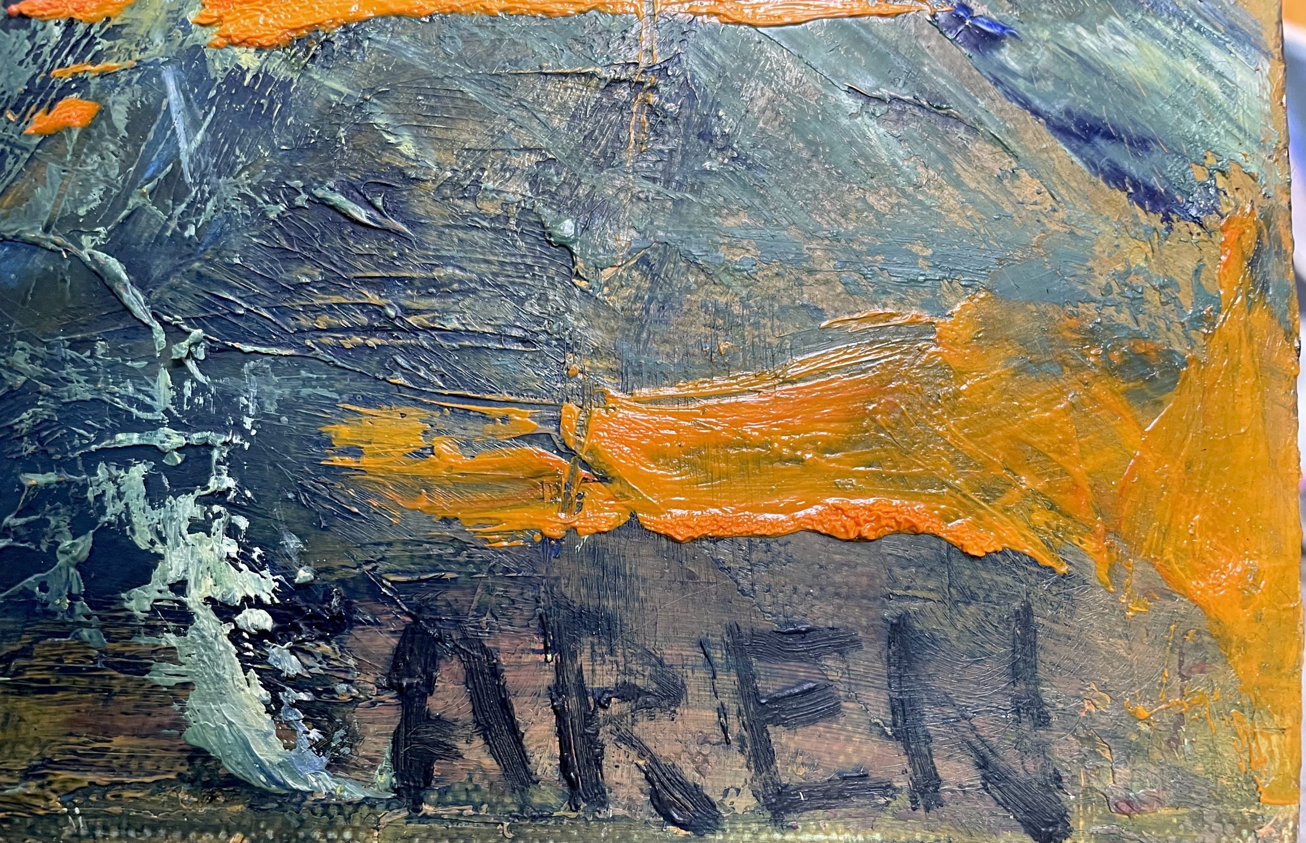 Rained Last Night Sign