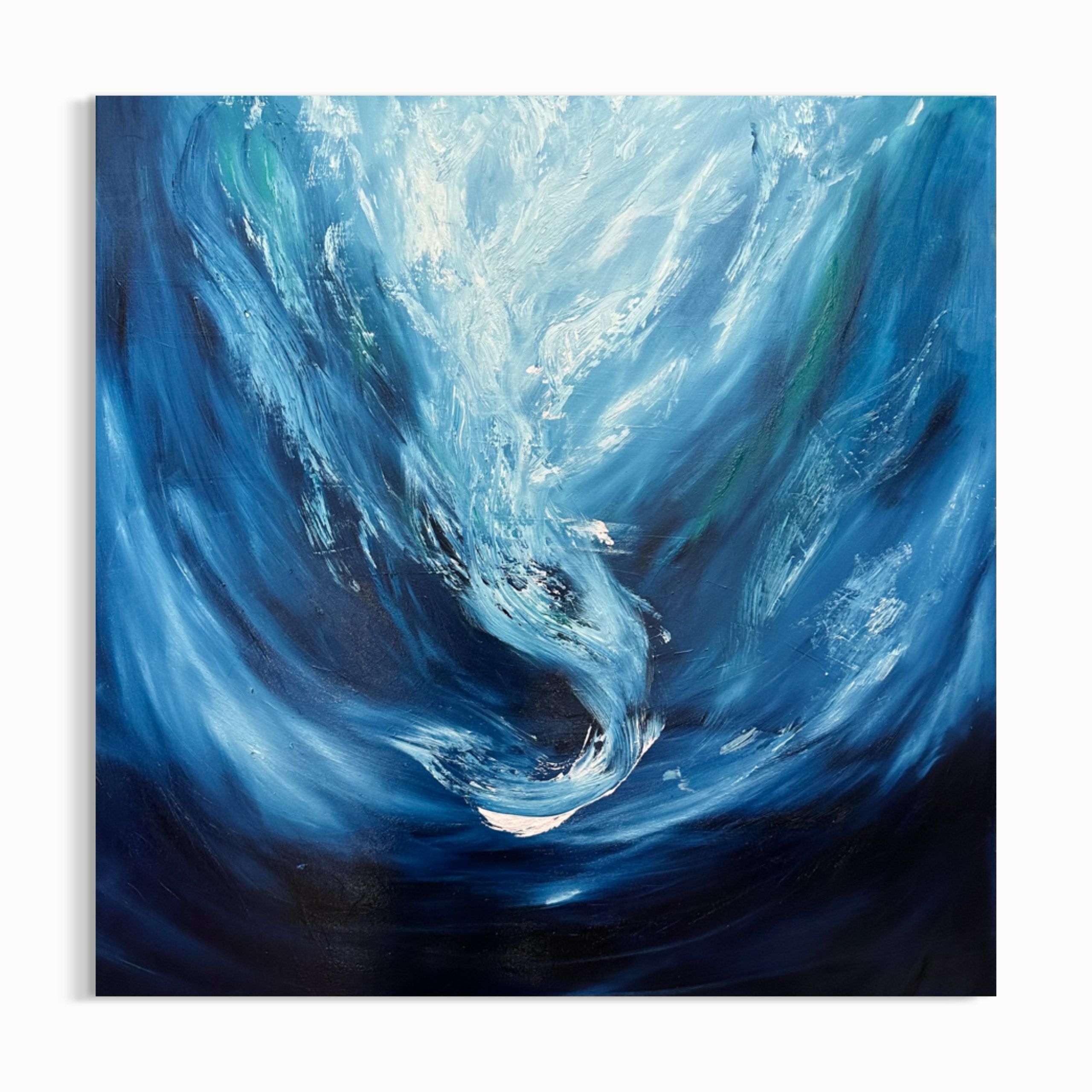 Alanah Jarvis Abstract Art On White Wall