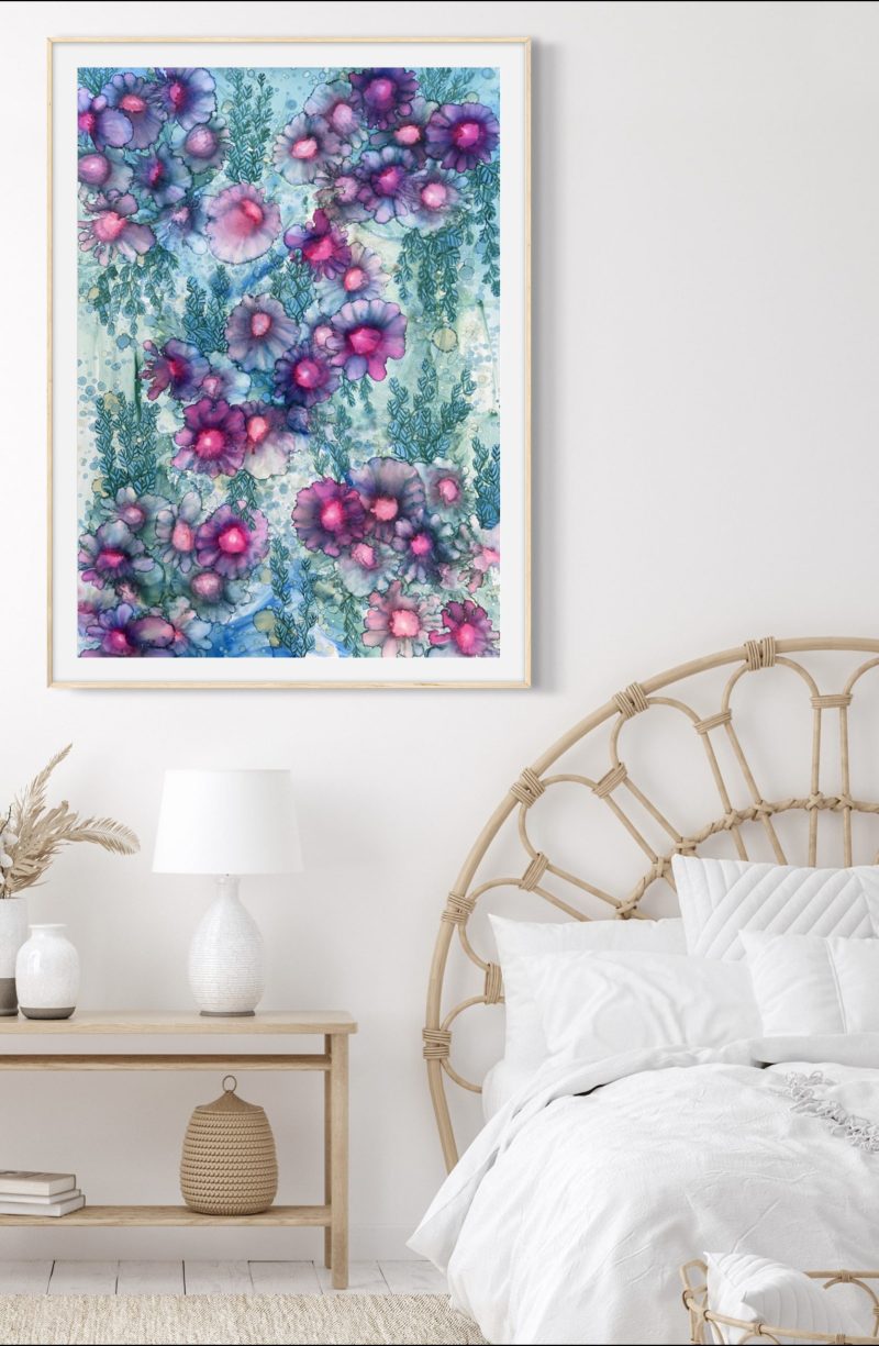 Cascading Petals of Love and Joy