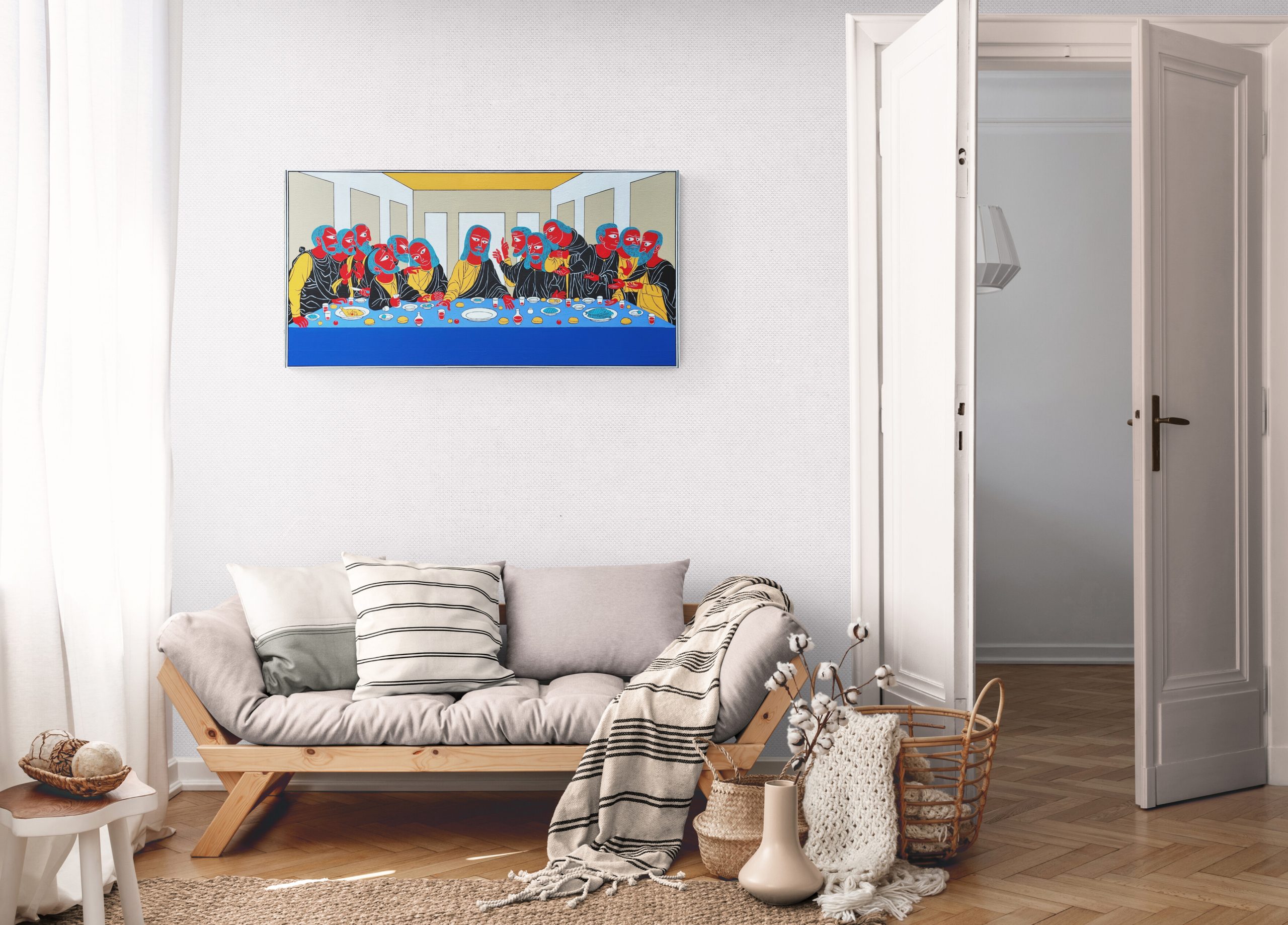 The Last Supper (after Leonardo) 2024 Mockup