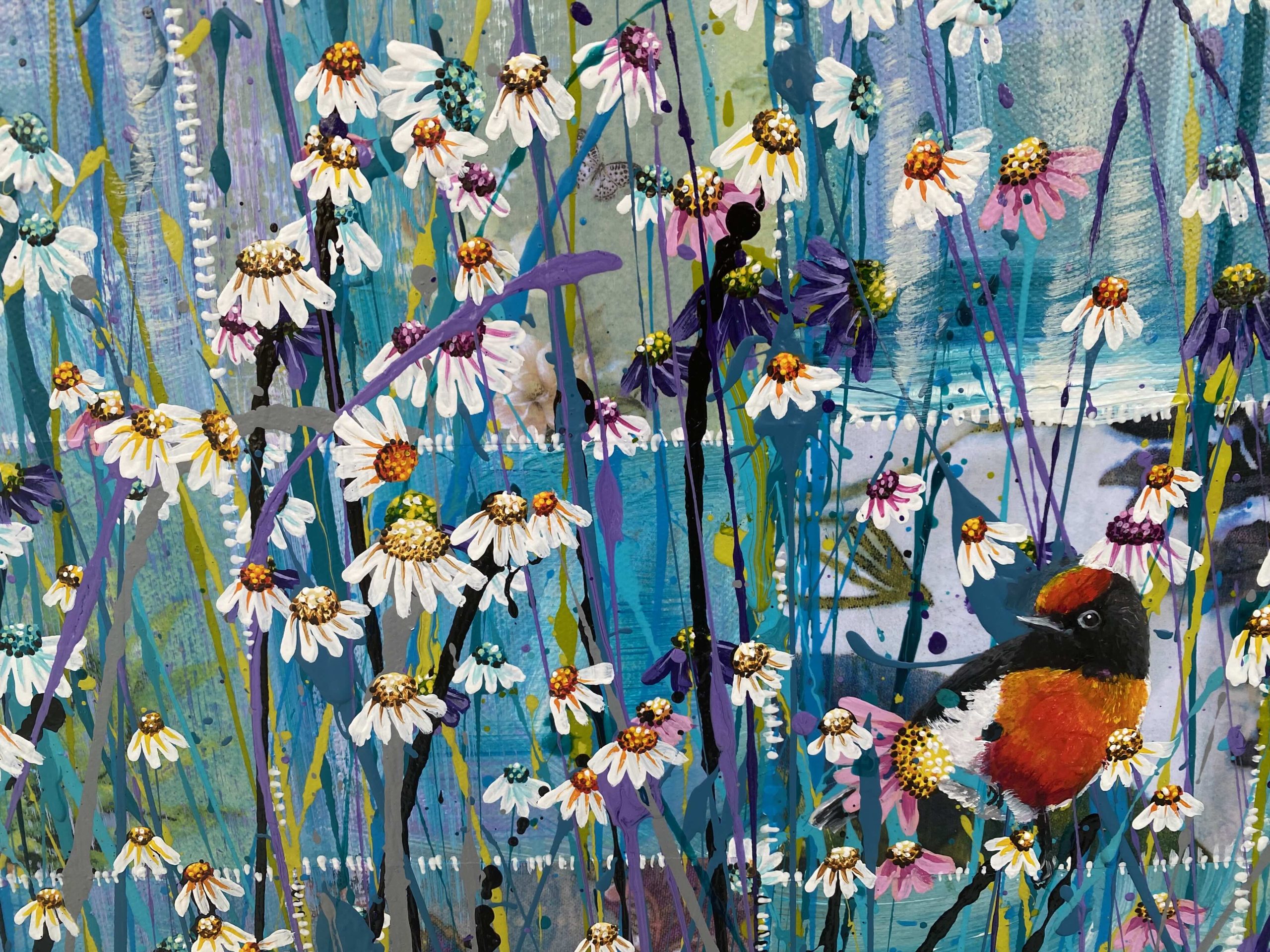 5 Red Capped Robins Kim Neil N Detial 2