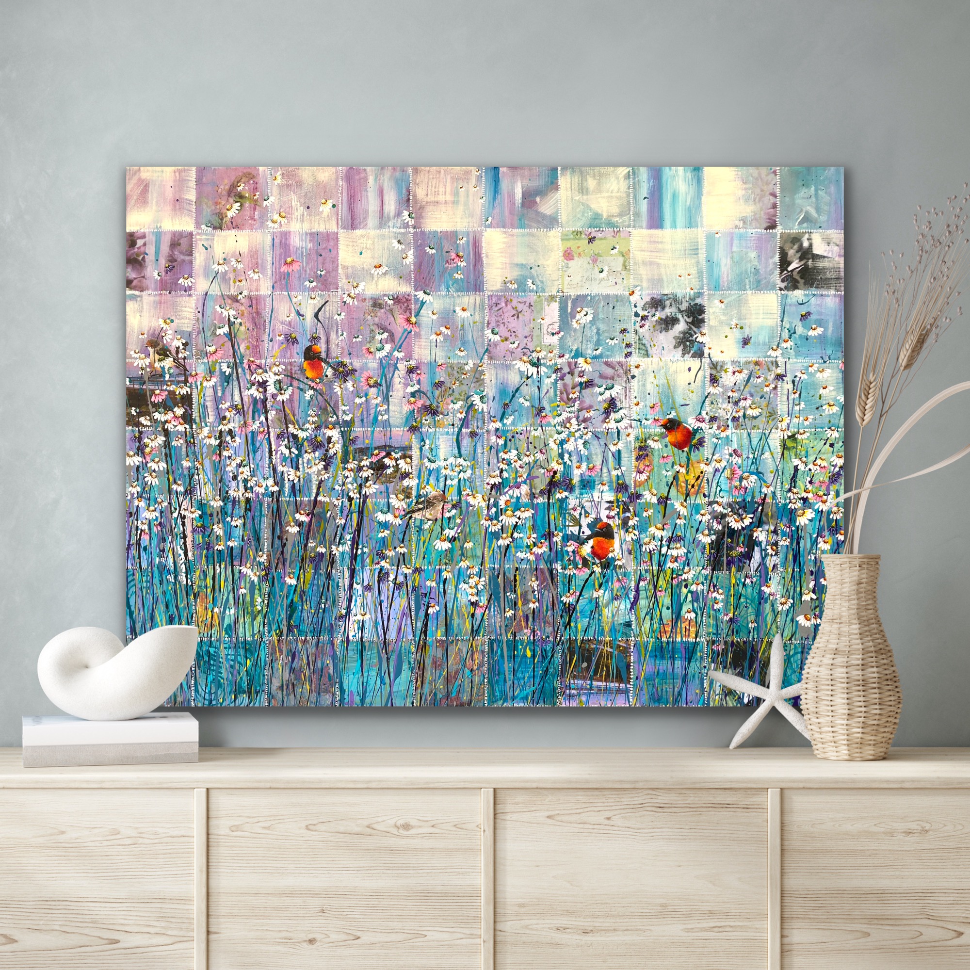 5 Red Capped Robins Kim Neil N In Situ