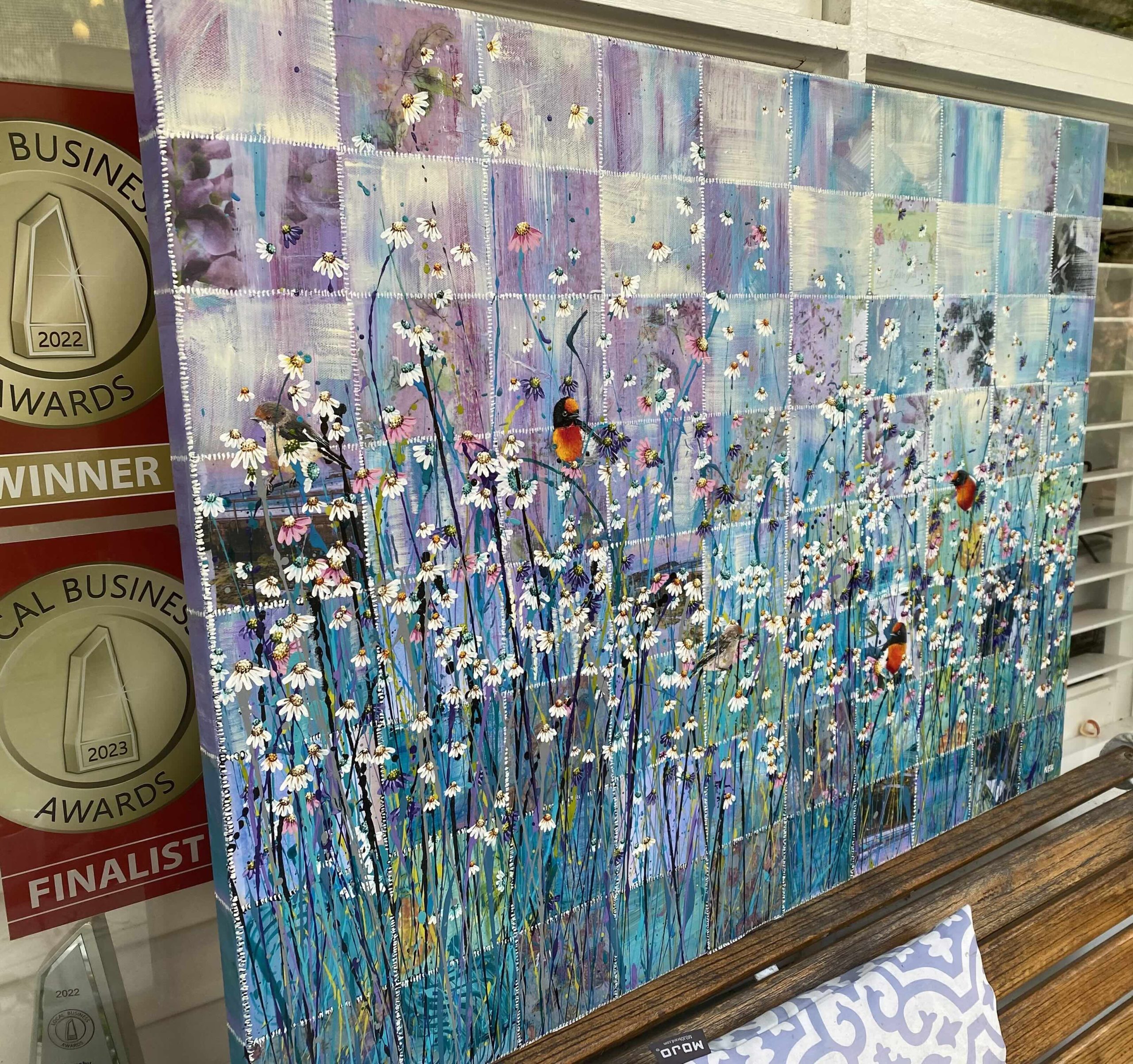 5 Red Capped Robins Kim Neil N Side