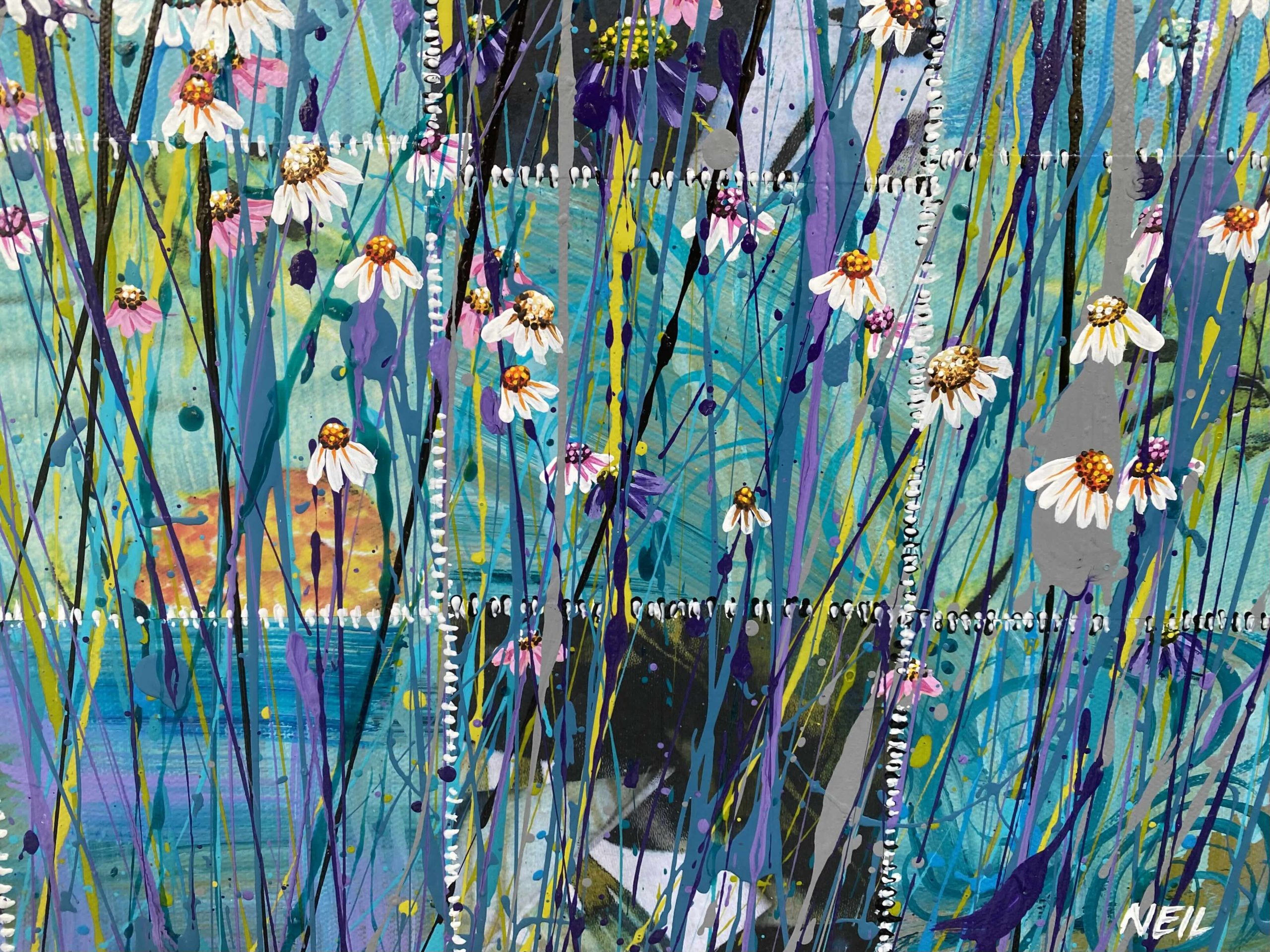 5 Red Capped Robins Kim Neil N Sign