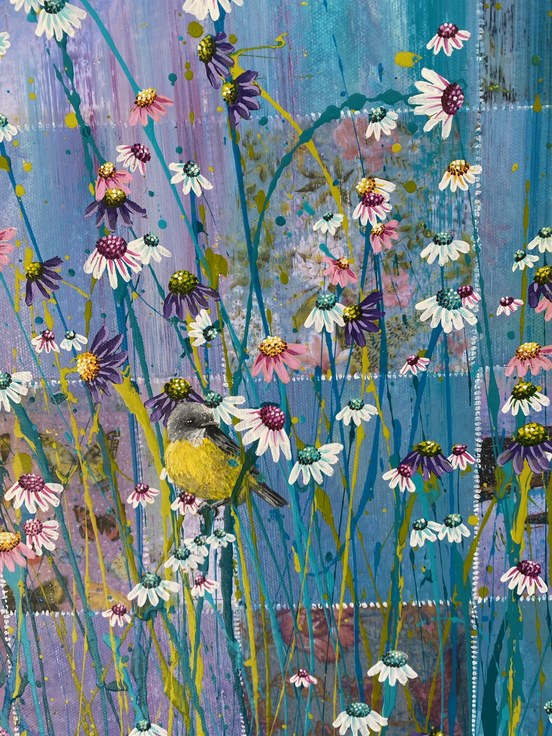 Little Yellow Robins Kim Neil Detail